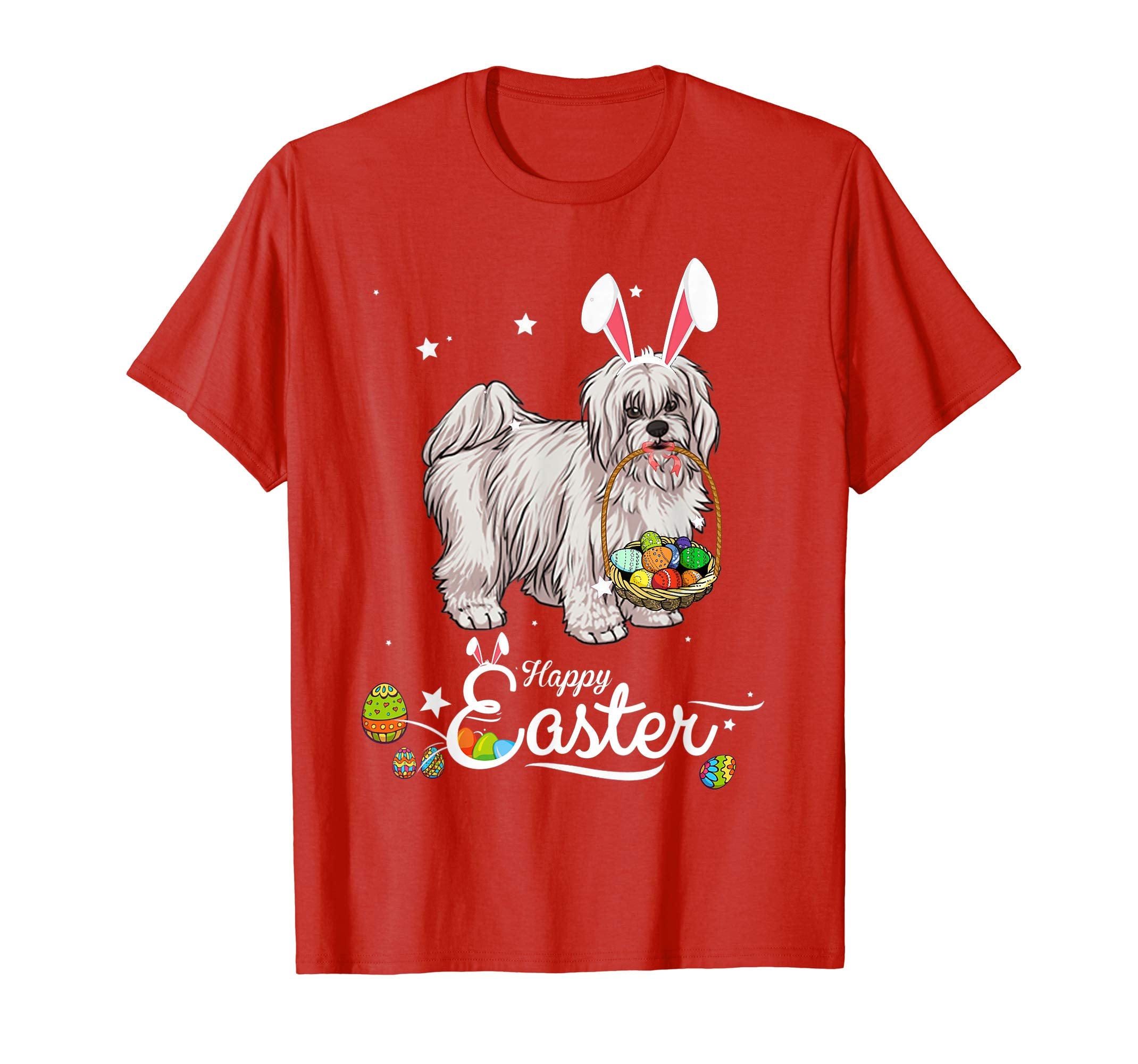 Coton De Tulear Dog With Bunny Hat Easter Costume T Shirt