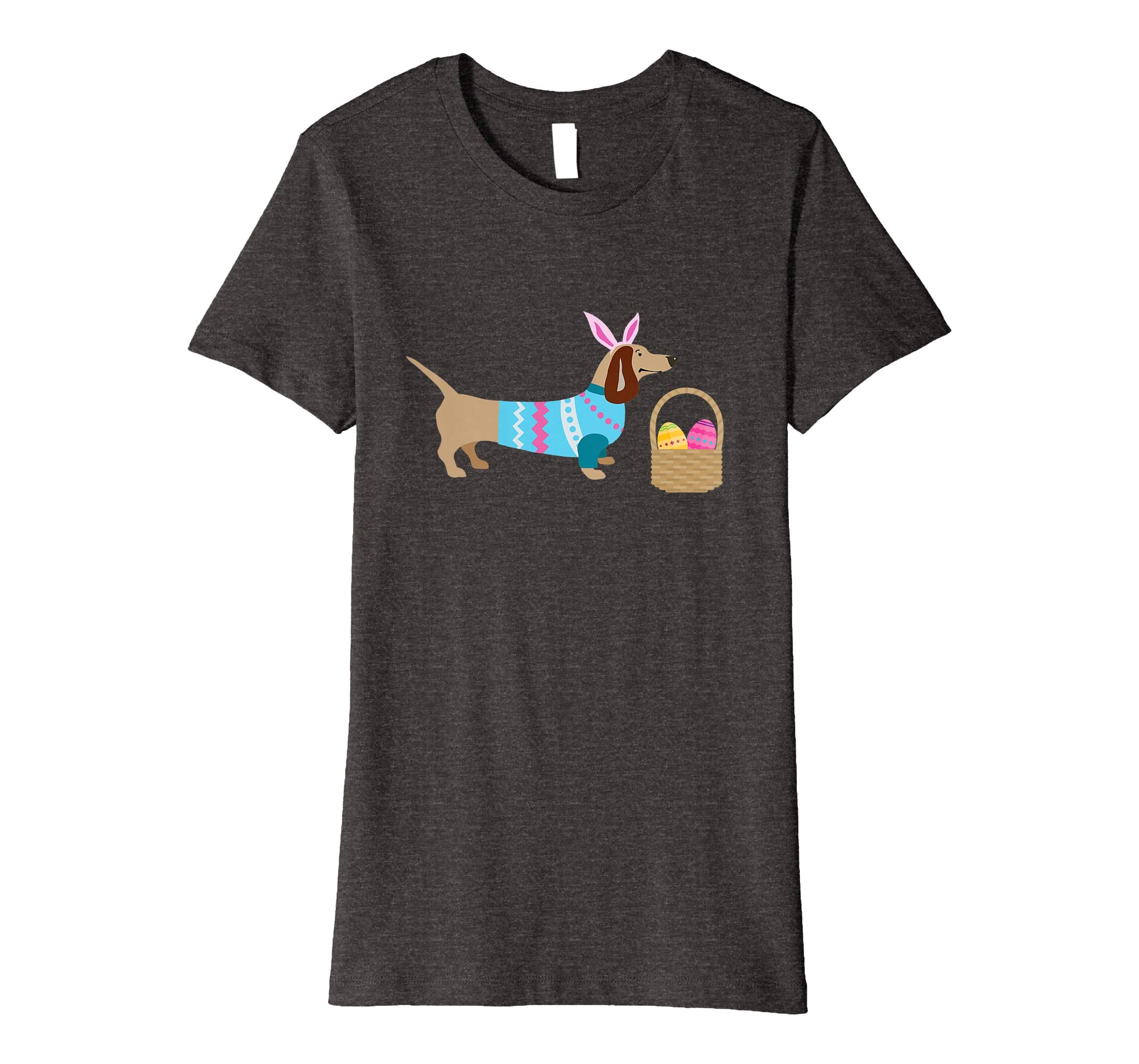 Weiner Daschund Easter T-shirt Doxie in Dog Dress