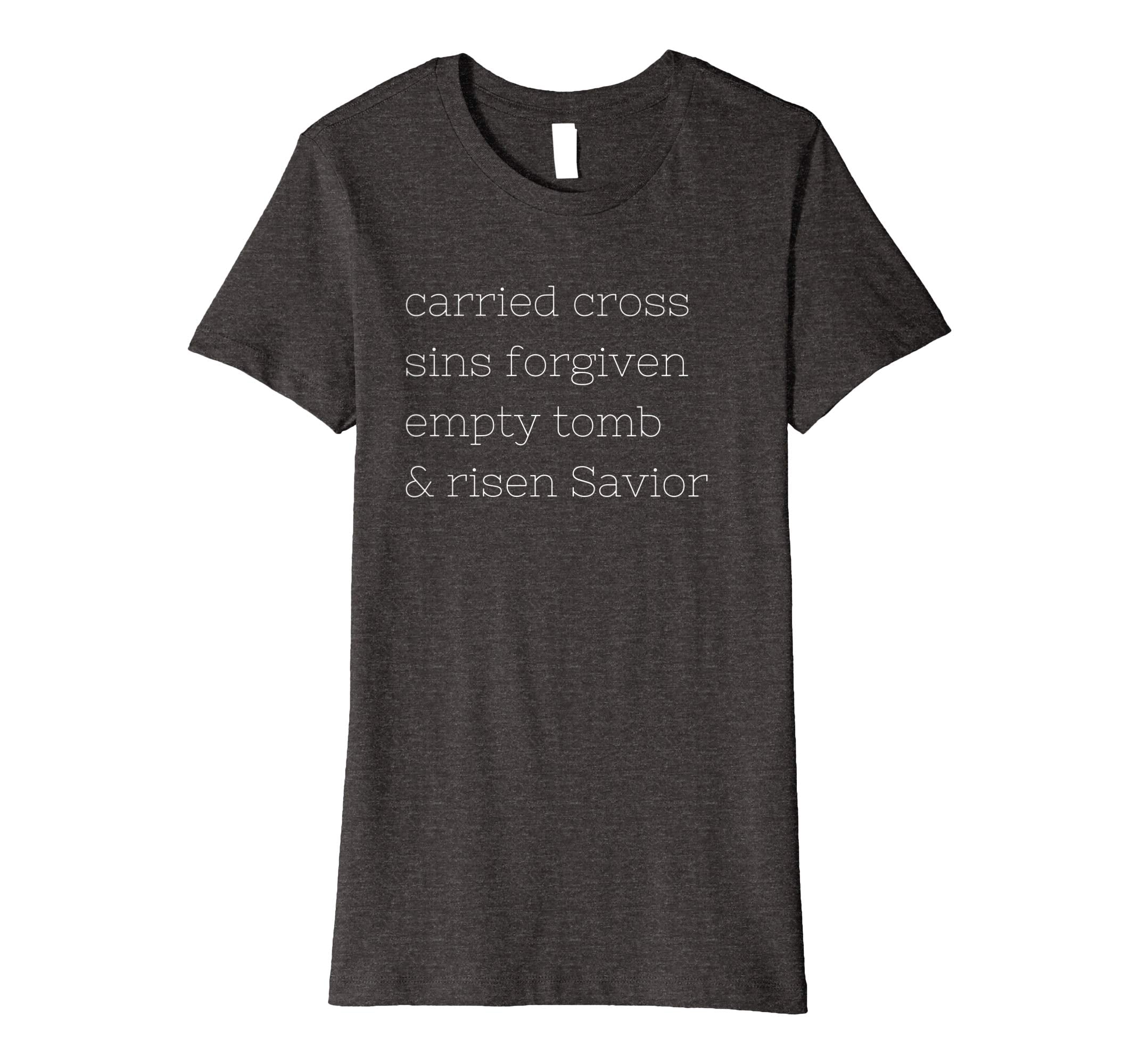Easter T-shirt Empty Tomb Shirt Savior Jesus Cross Forgiven