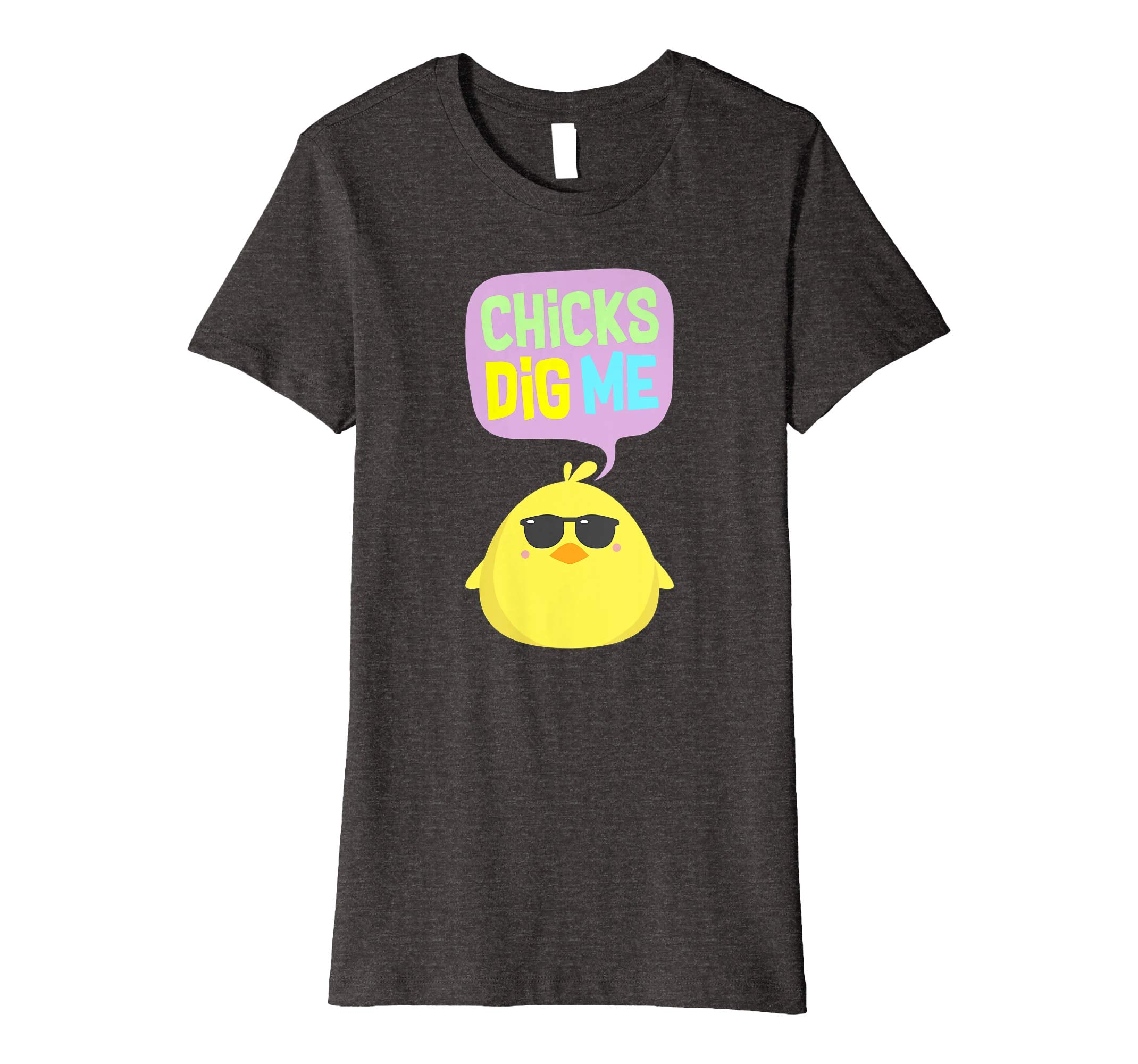 Chicks Dig Me Egg Hunt Happy Easter Kids Boys Girls T Shirt