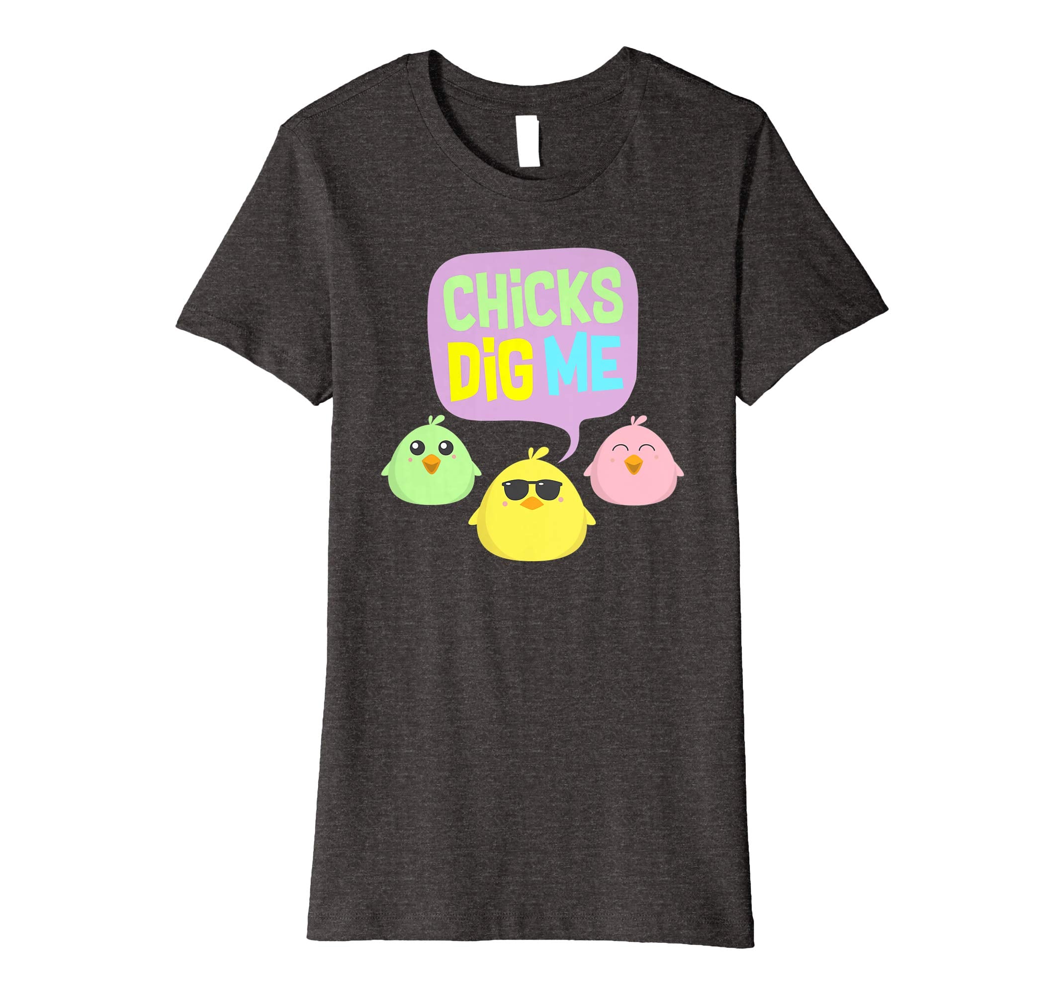 Chicks Dig Me Egg Hunt Happy Easter Kids Boys Girls T Shirt