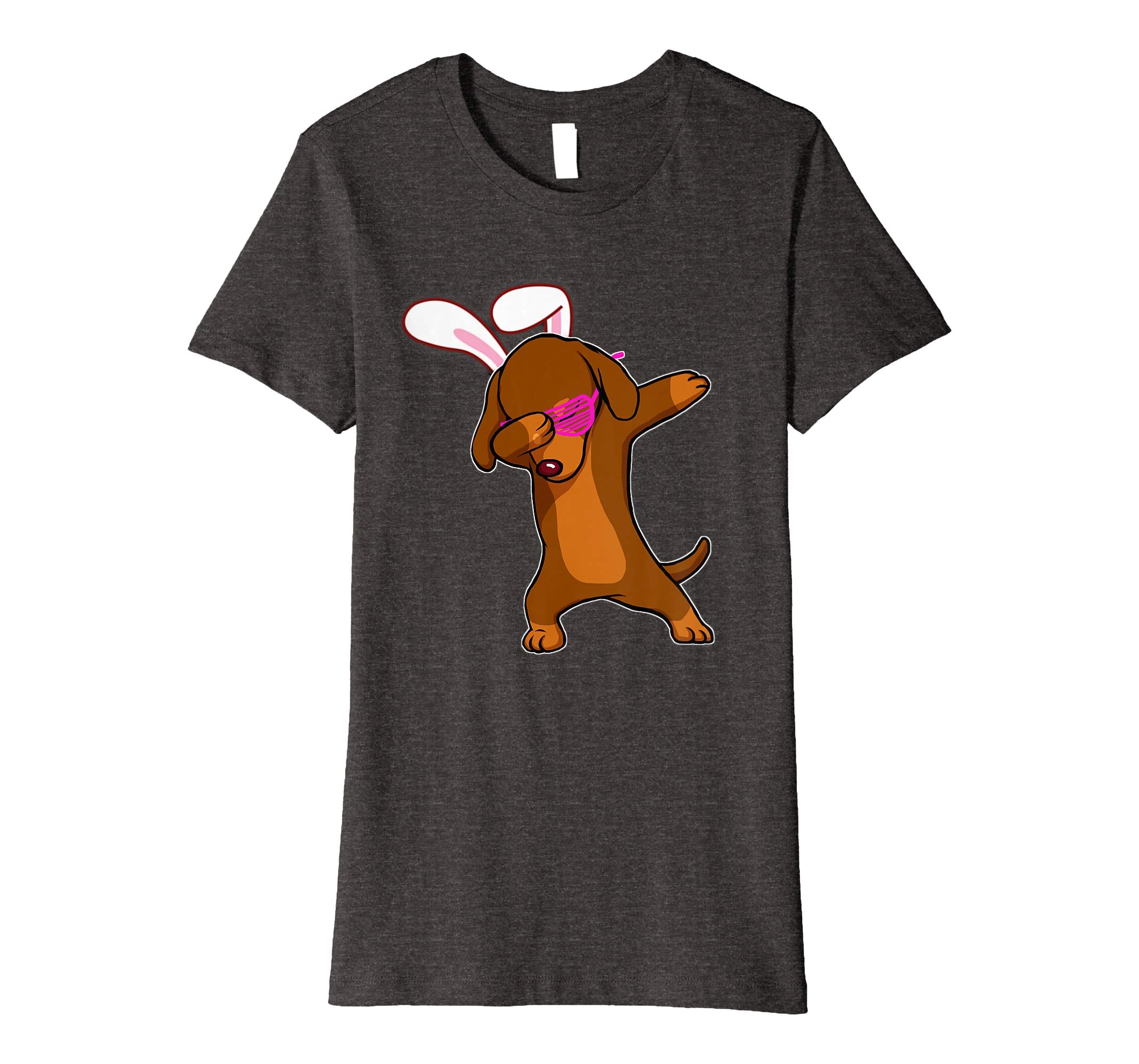 Easter Bunny Dabbing Dachshund Dog Tshirt Rabbit Ears Gift