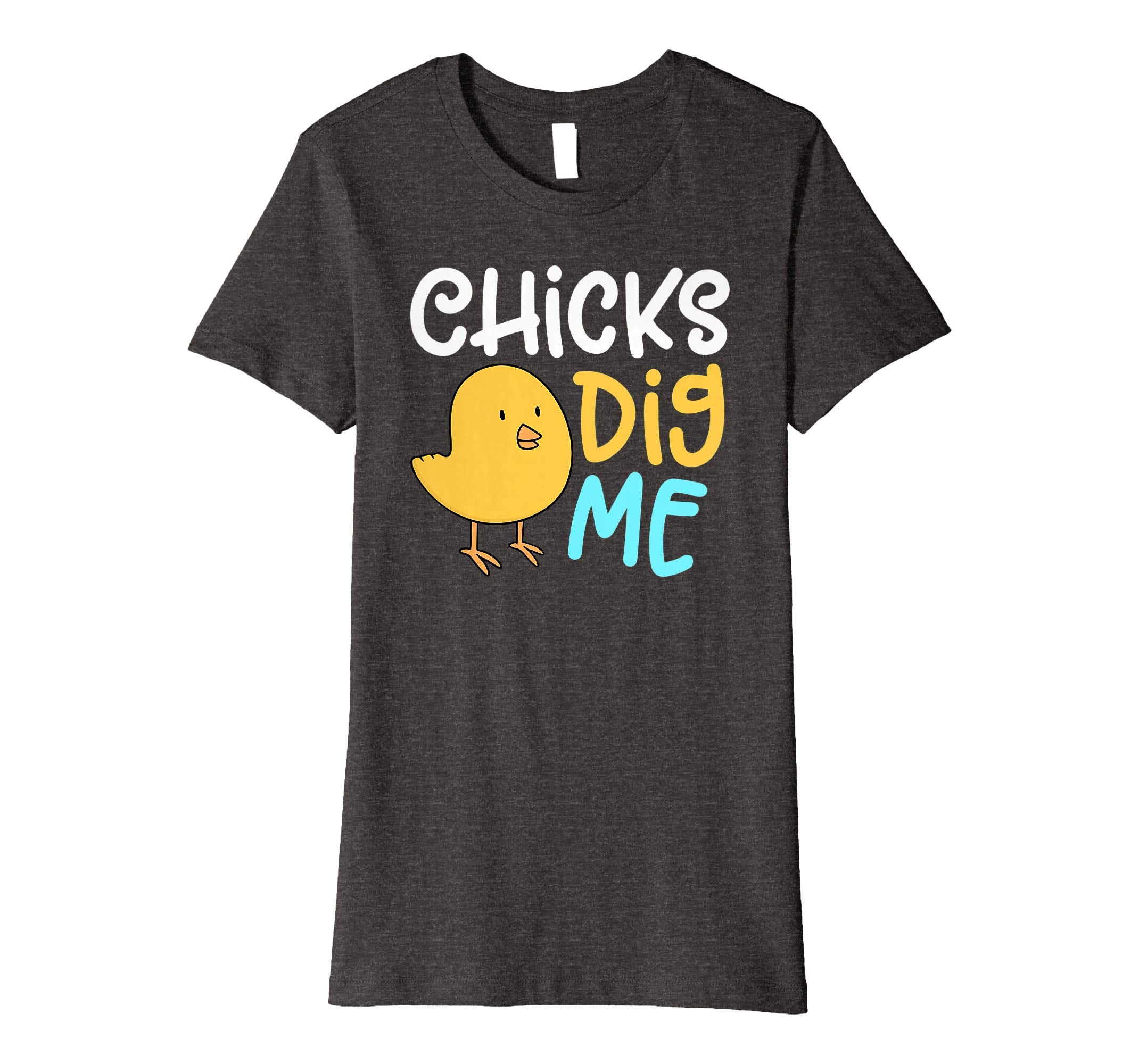 Chicks Dig Me Egg Hunt Happy Easter Kids Boys Girls T Shirt