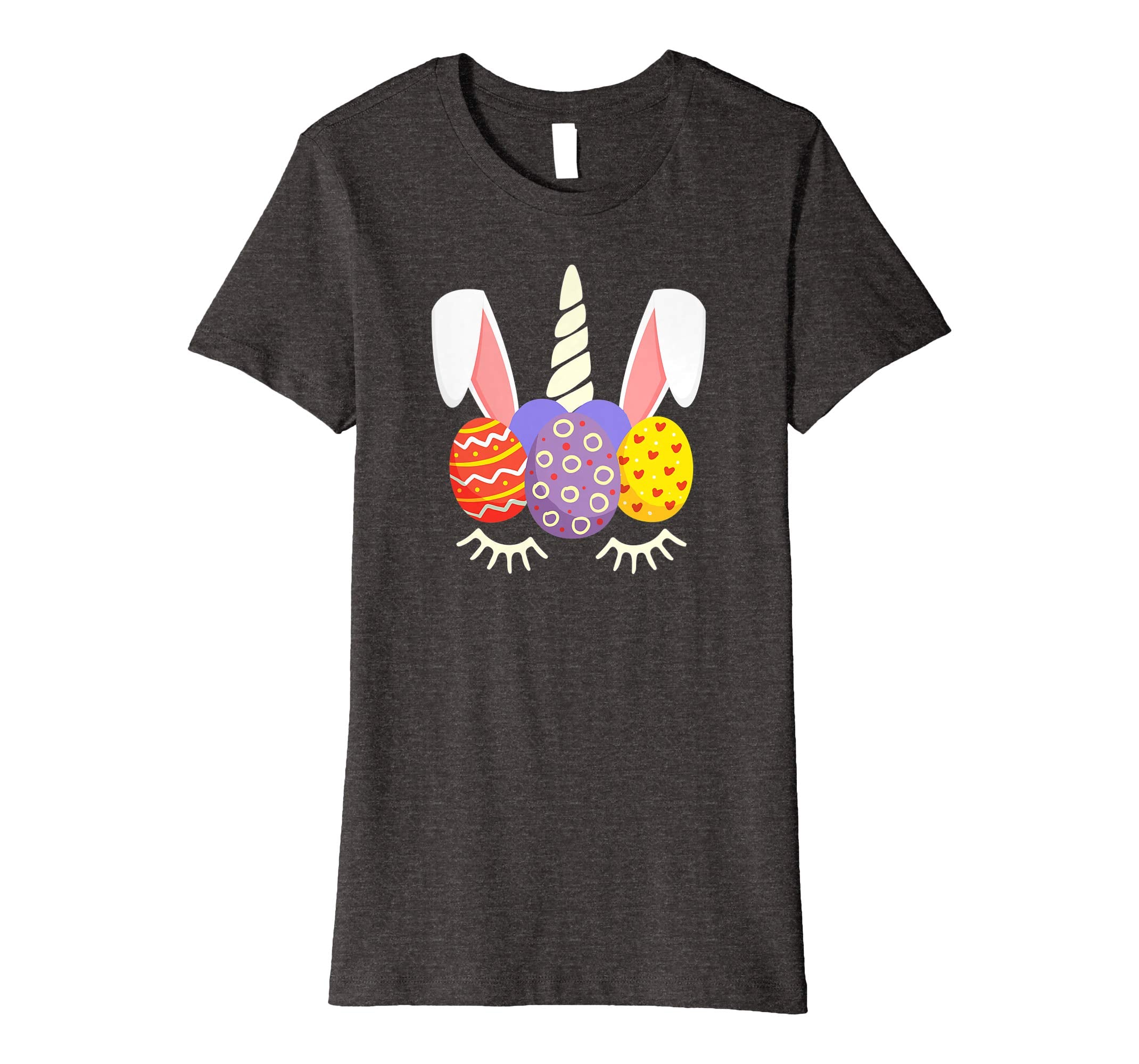 Unicorn Bunny Egg Hunt Happy Easter Kids Boys Girls T Shirt