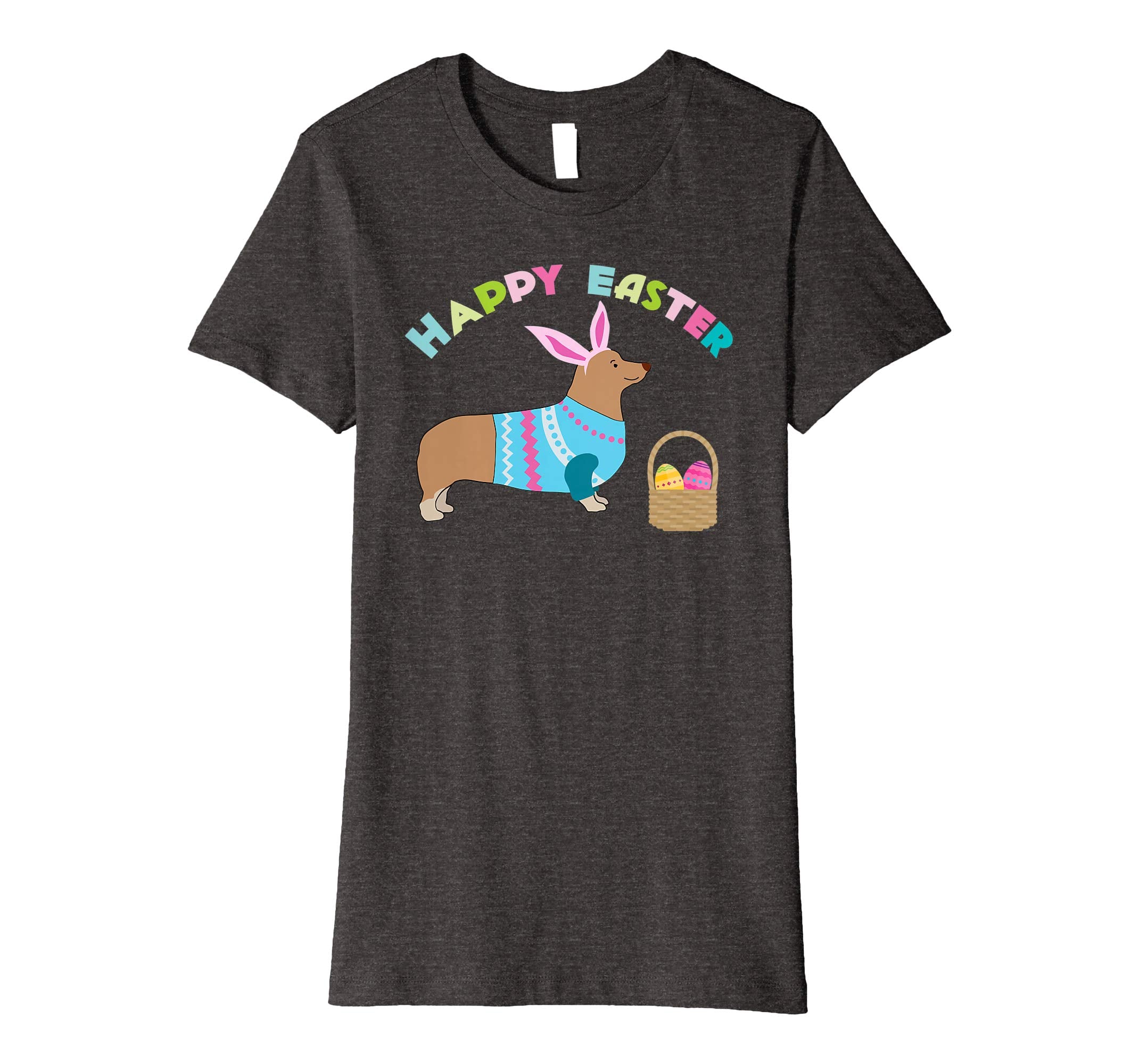 Corgi Easter T-shirt Pembroke Welsh Corgi in Dog Dress