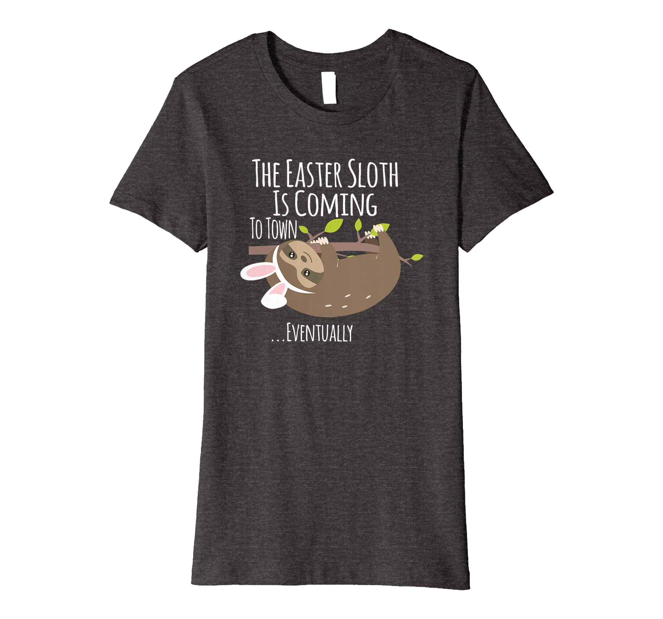 The Easter Sloth With Bunny Ears Funny T Shirt Easter Bunny