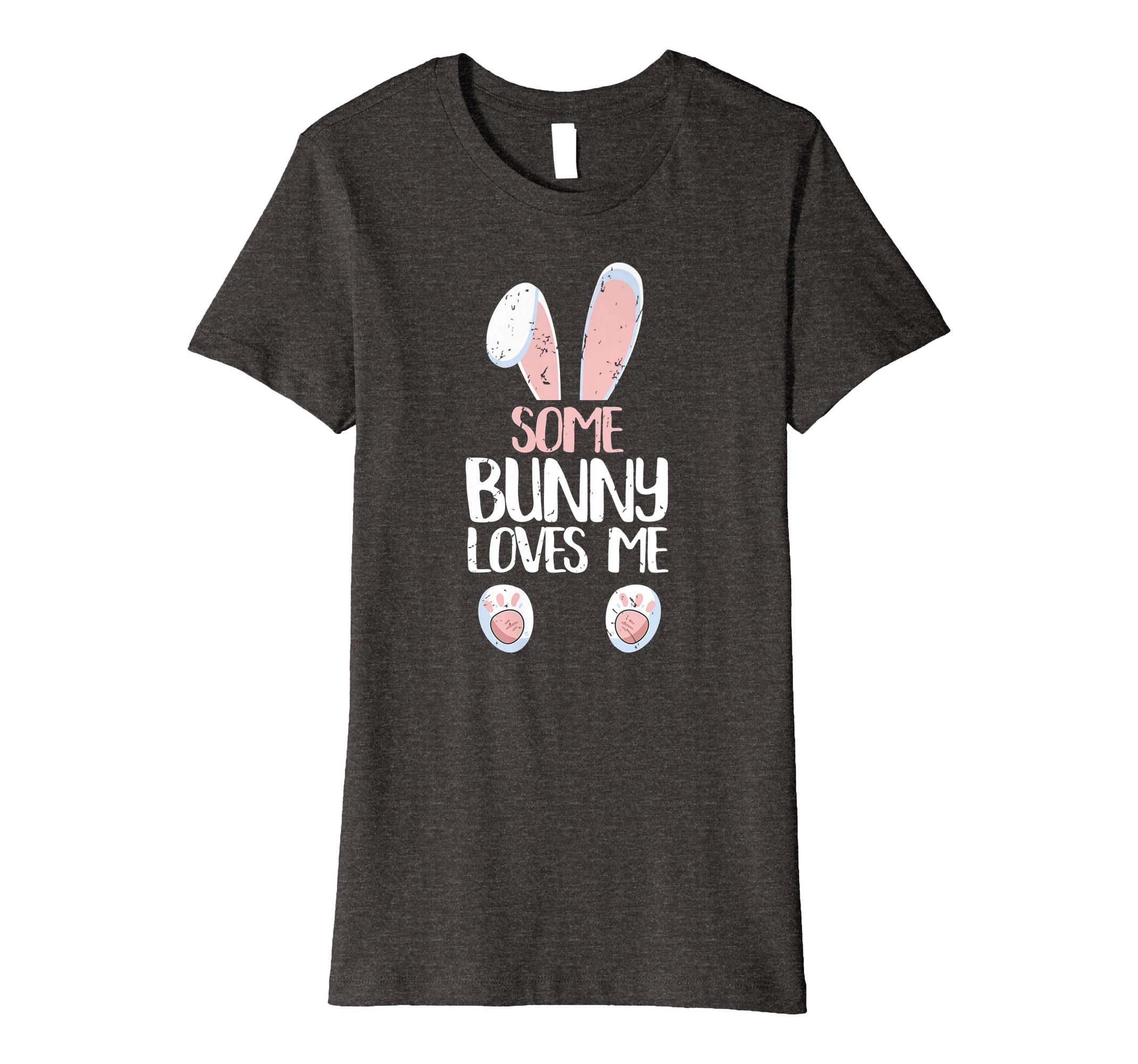 Some Bunny Loves Me Cute Easter Couple Gift T-Shirt