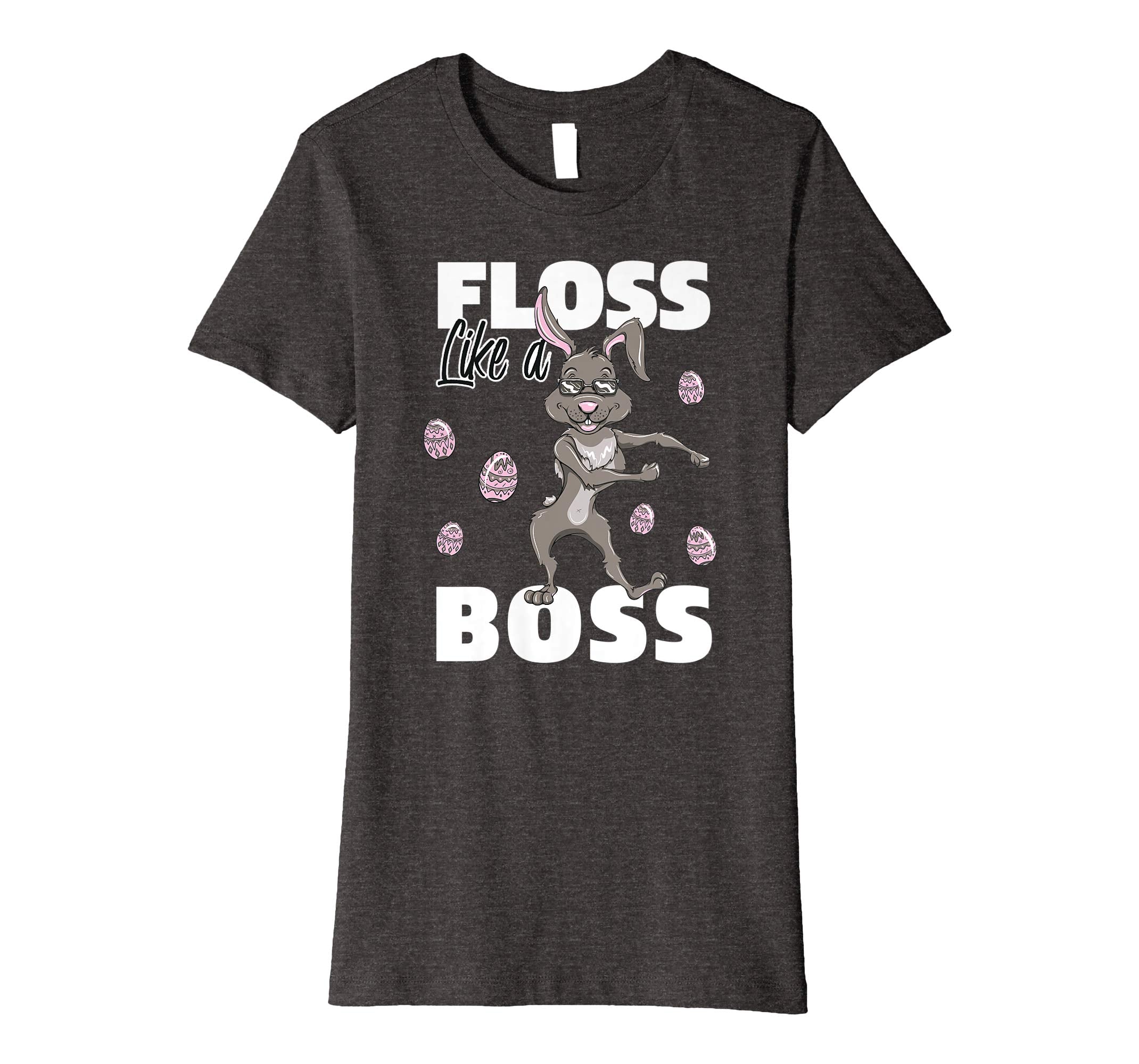 Boys Flossing Easter Bunny T-Shirt Kids Floss Like A Boss