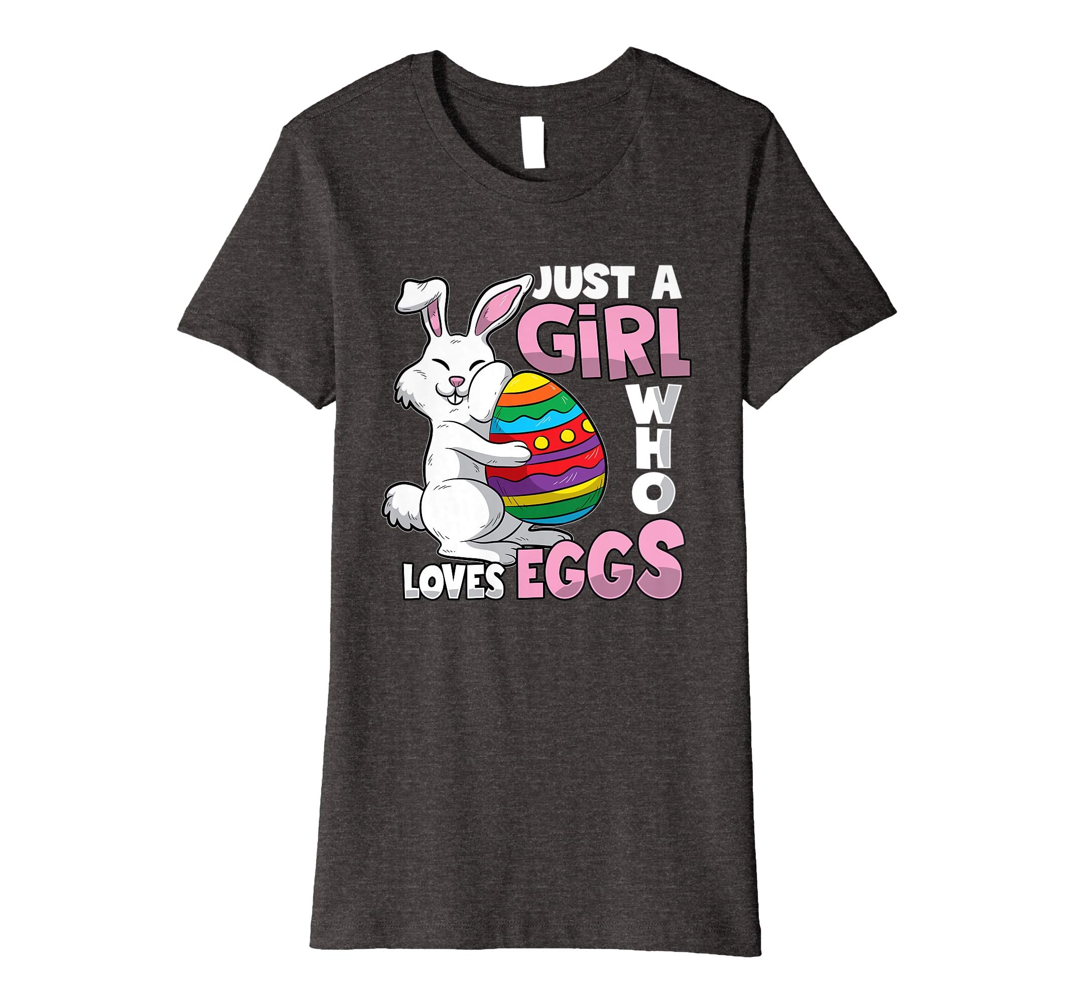 Egg Hunt Easter Girl T-shirt Cute Girls Teens Women Gift