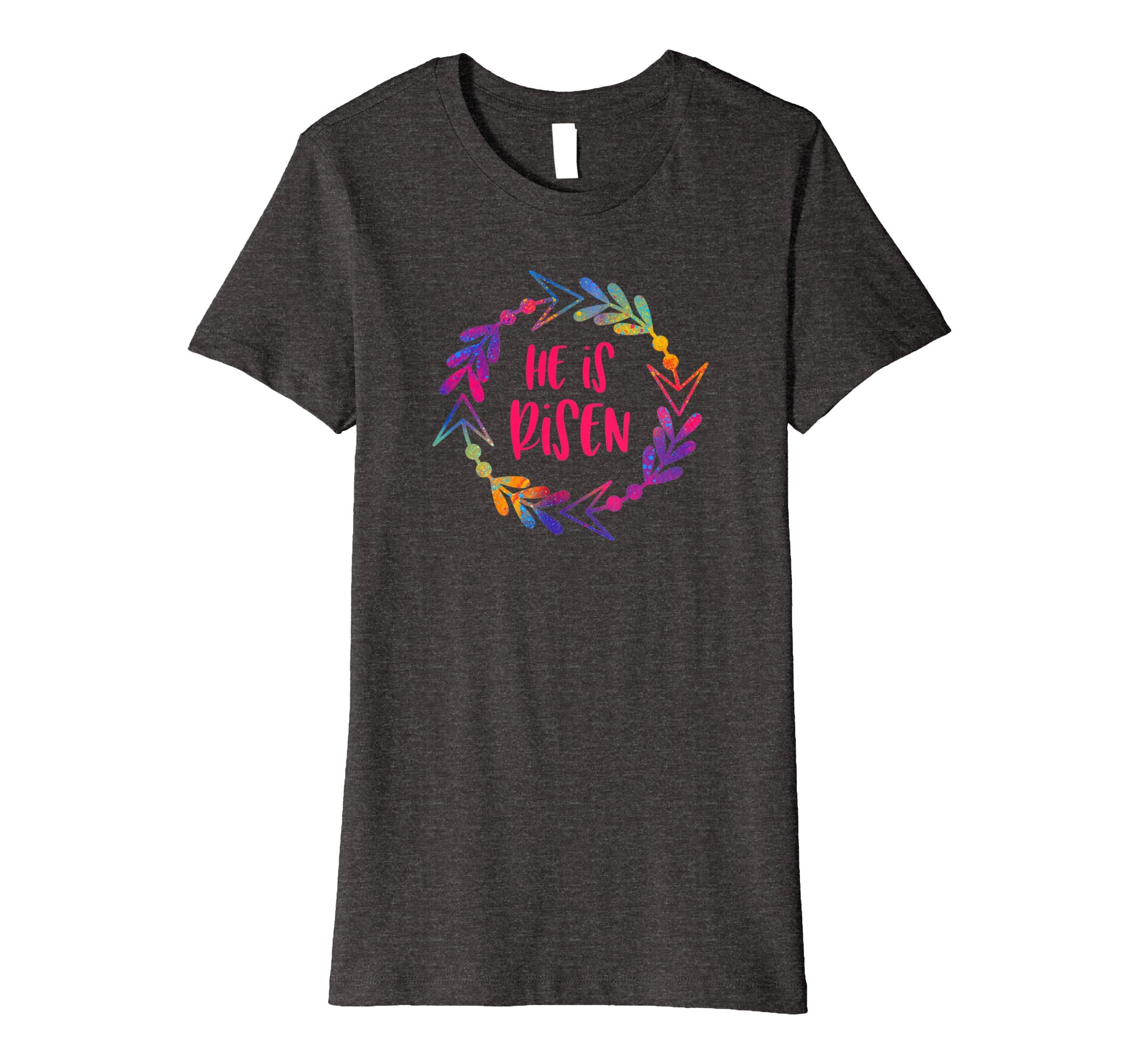 Christian Easter Shirt Bright Inspirational He Is Risen
