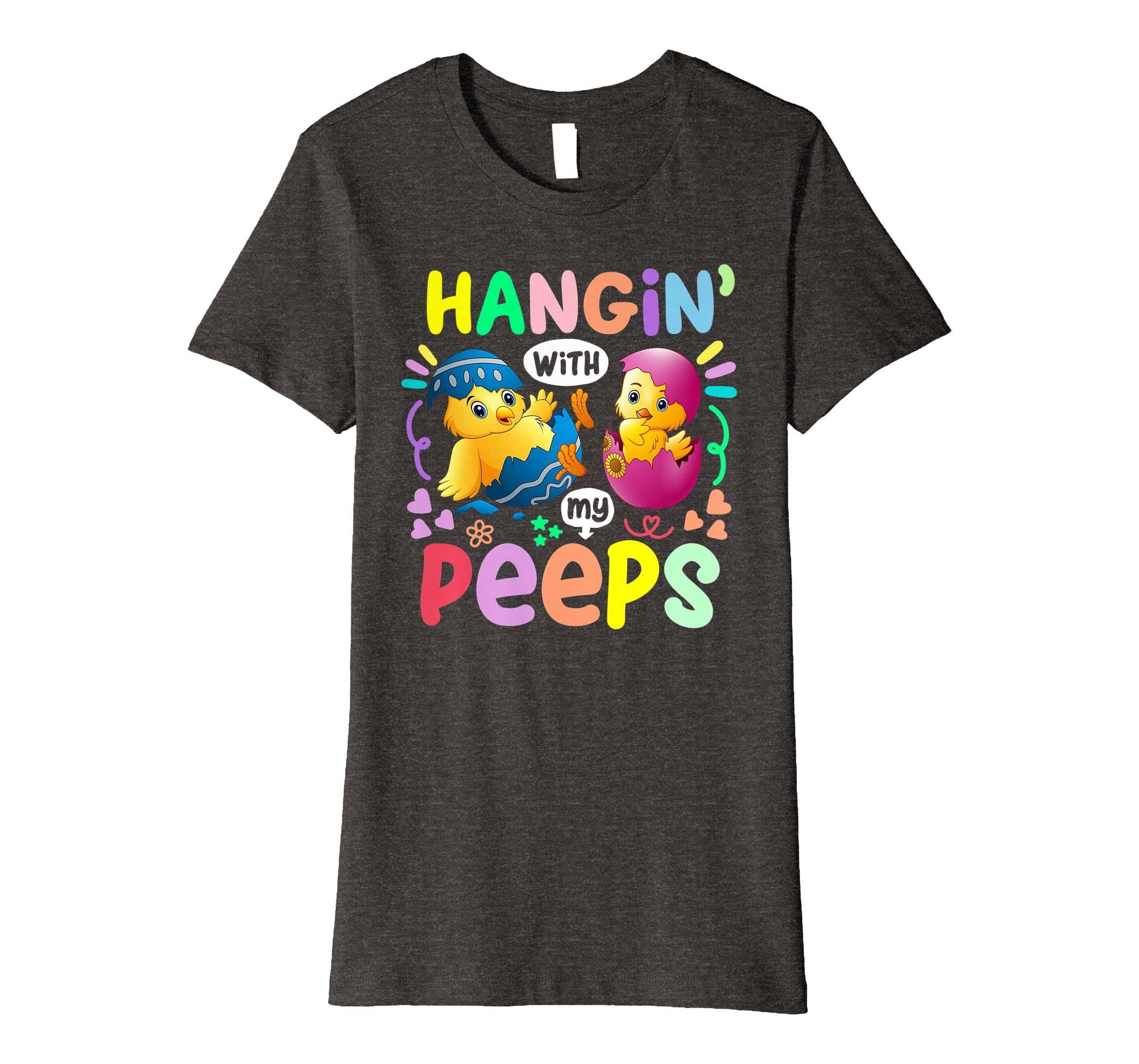 Hanging With My Peeps Happy Easter Kids Boys Girls T Shirt