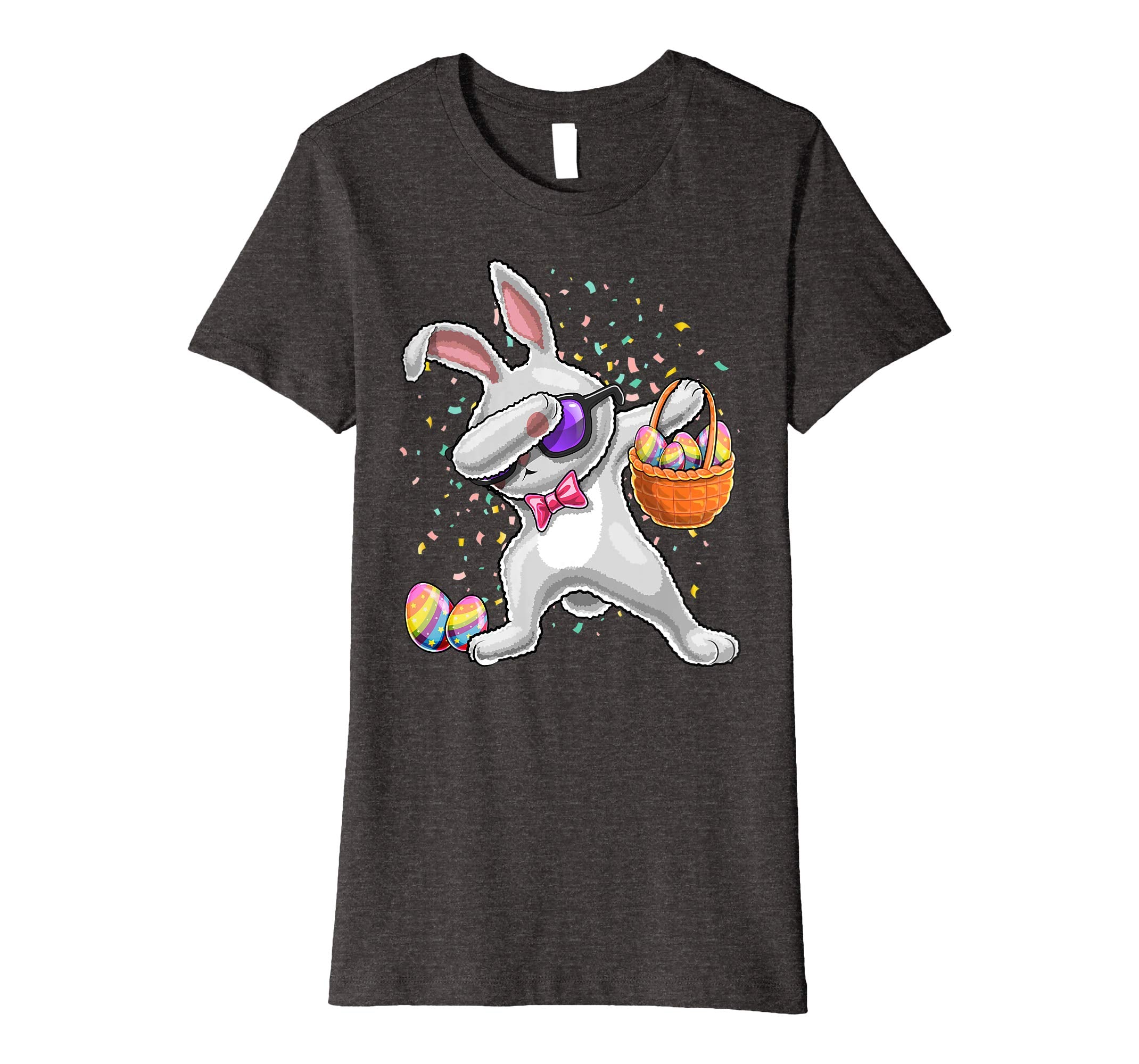 Dabbing Easter Bunny Shirt Kids Easter Egg Basket Gift Kids