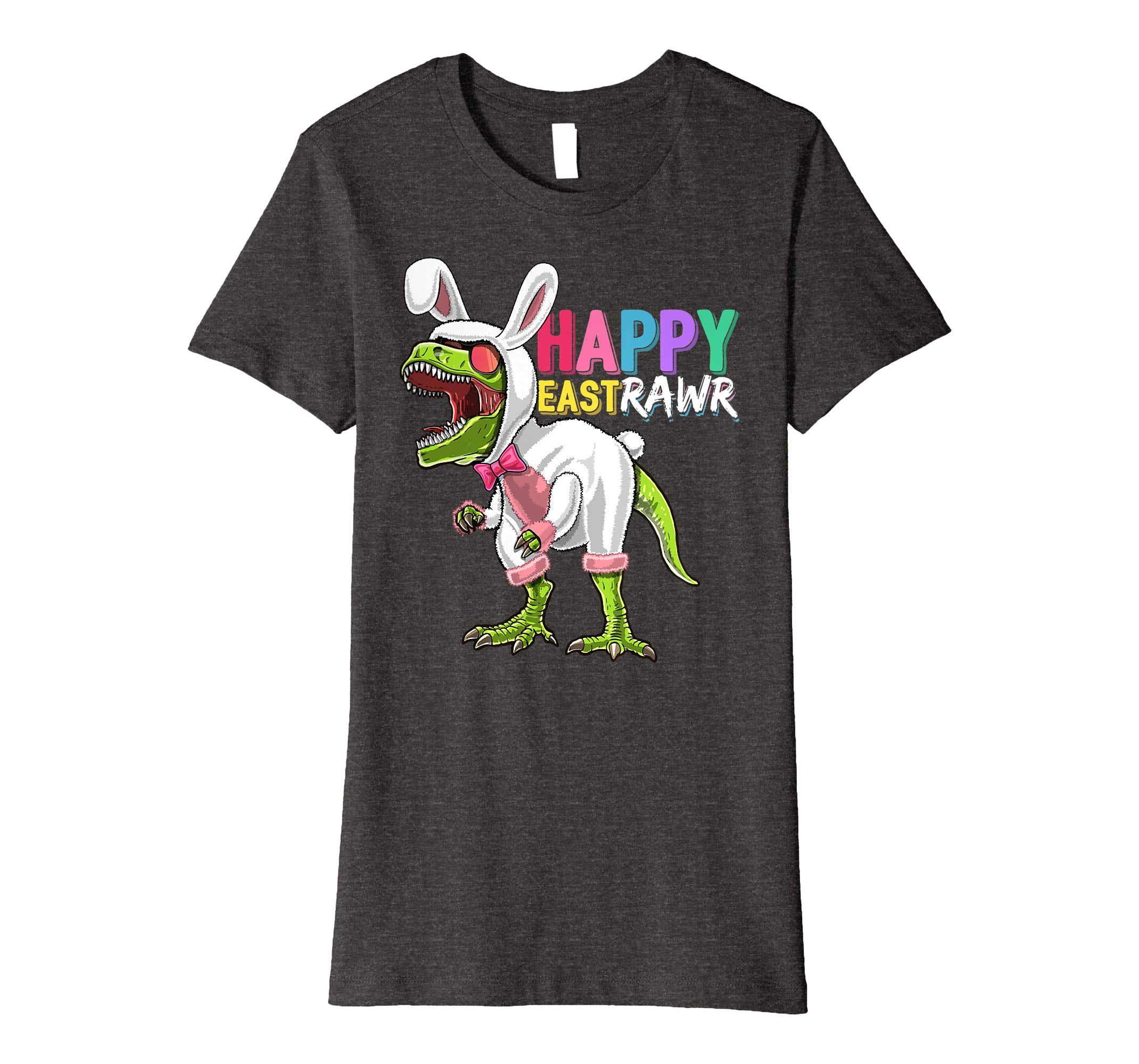 Happy Eastrawr T Rex Dinosaur Easter Bunny Costume Shirt Kid
