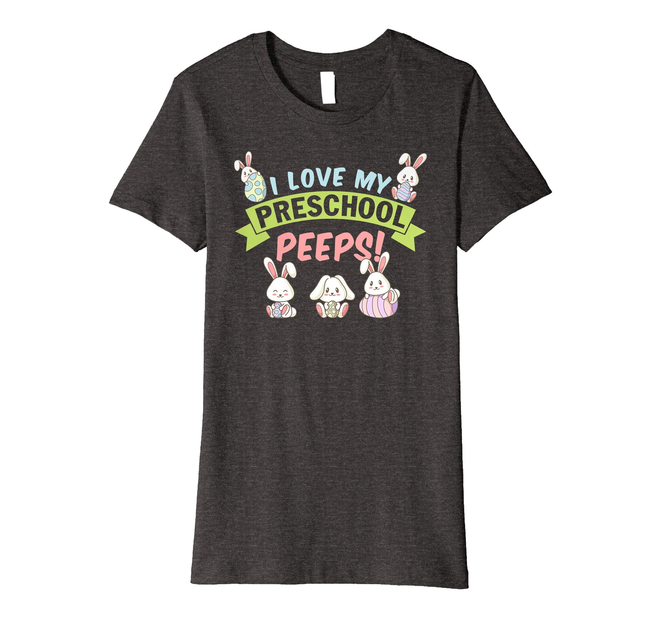 I Love My Preschool Peeps Bunnies Easter Teacher Shirt