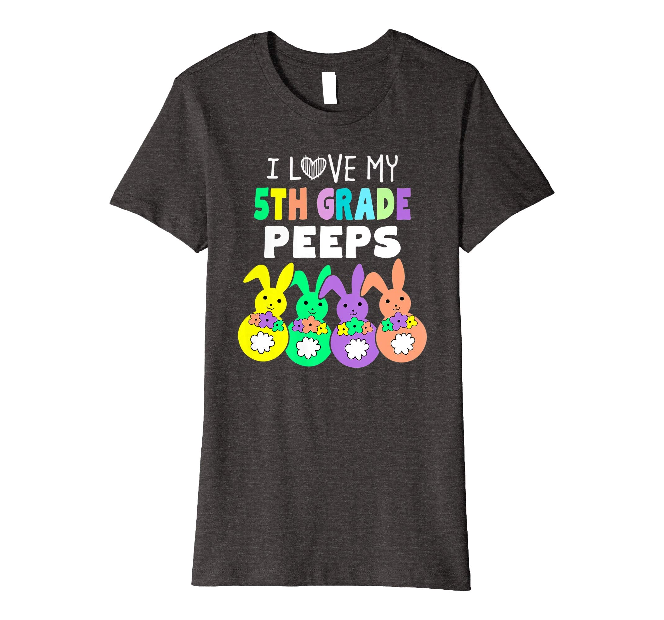 I Love My Fifth 5th Grade Peeps Happy Easter Teacher T Shirt