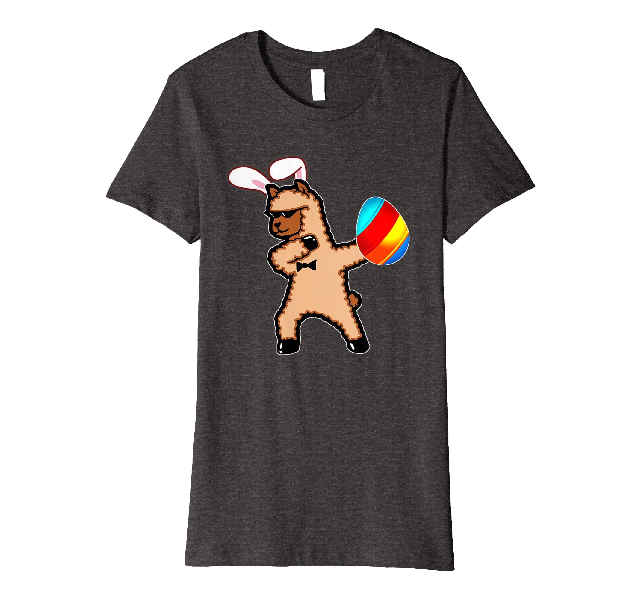 Easter Bunny Dabbing Llama Alpaca Tshirt Egg Ears Gift