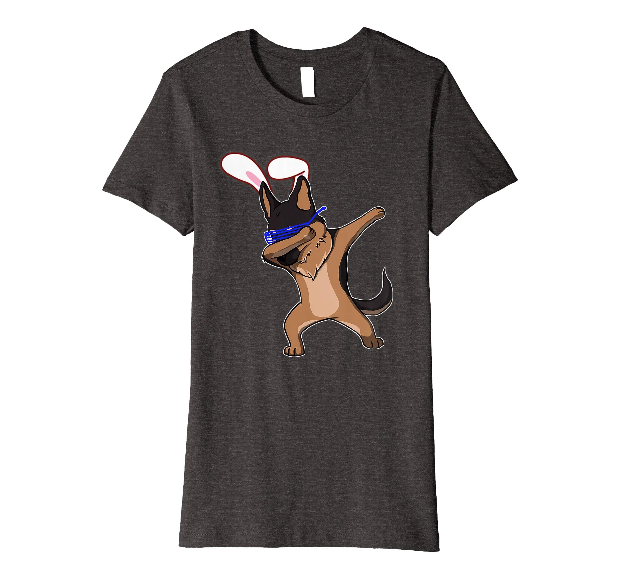 Easter Bunny Dabbing German Shepherd Dog Tshirt Rabbit Ears