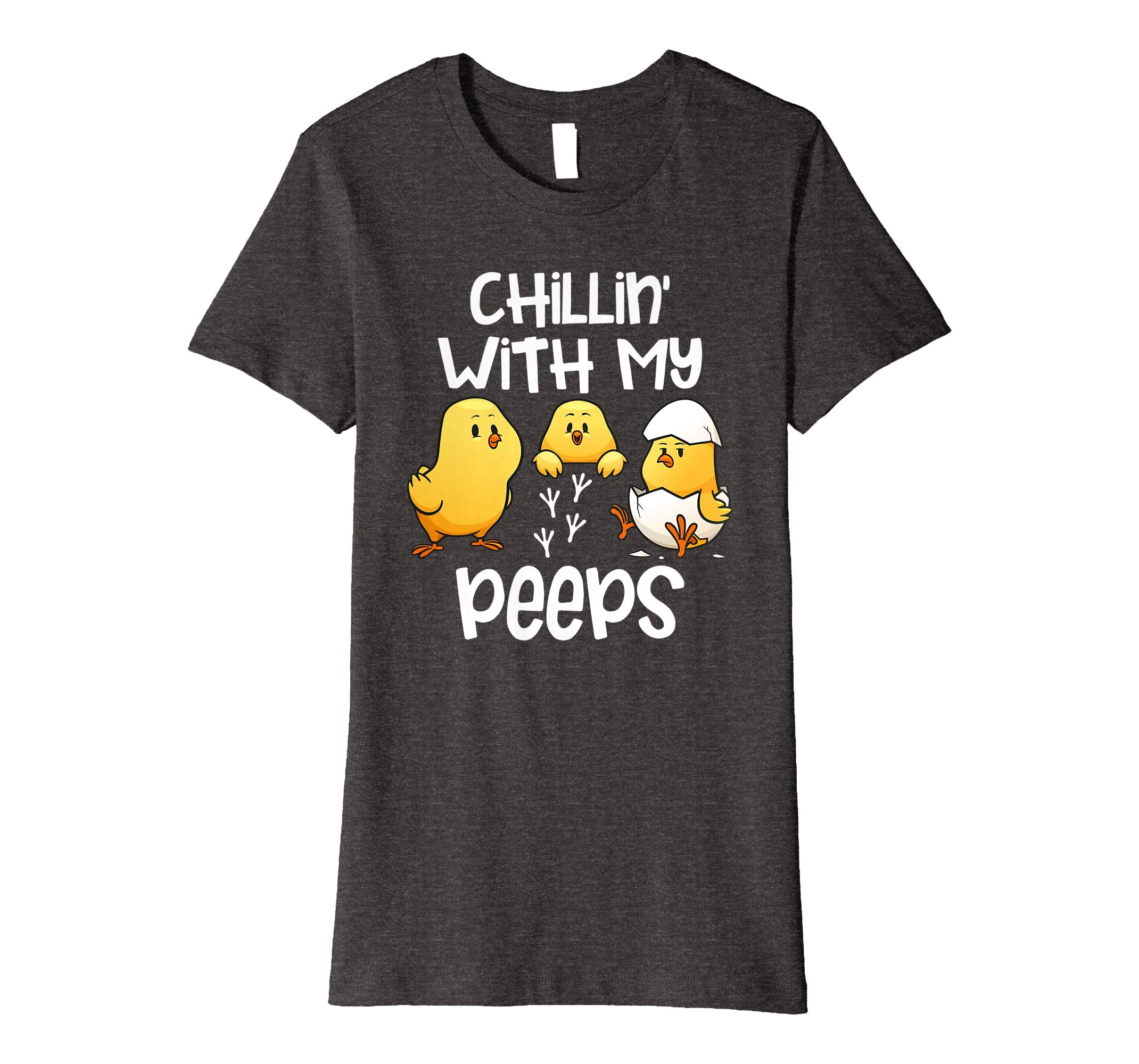 Chillin With My Peeps Happy Easter Kids Boys Girls T Shirt