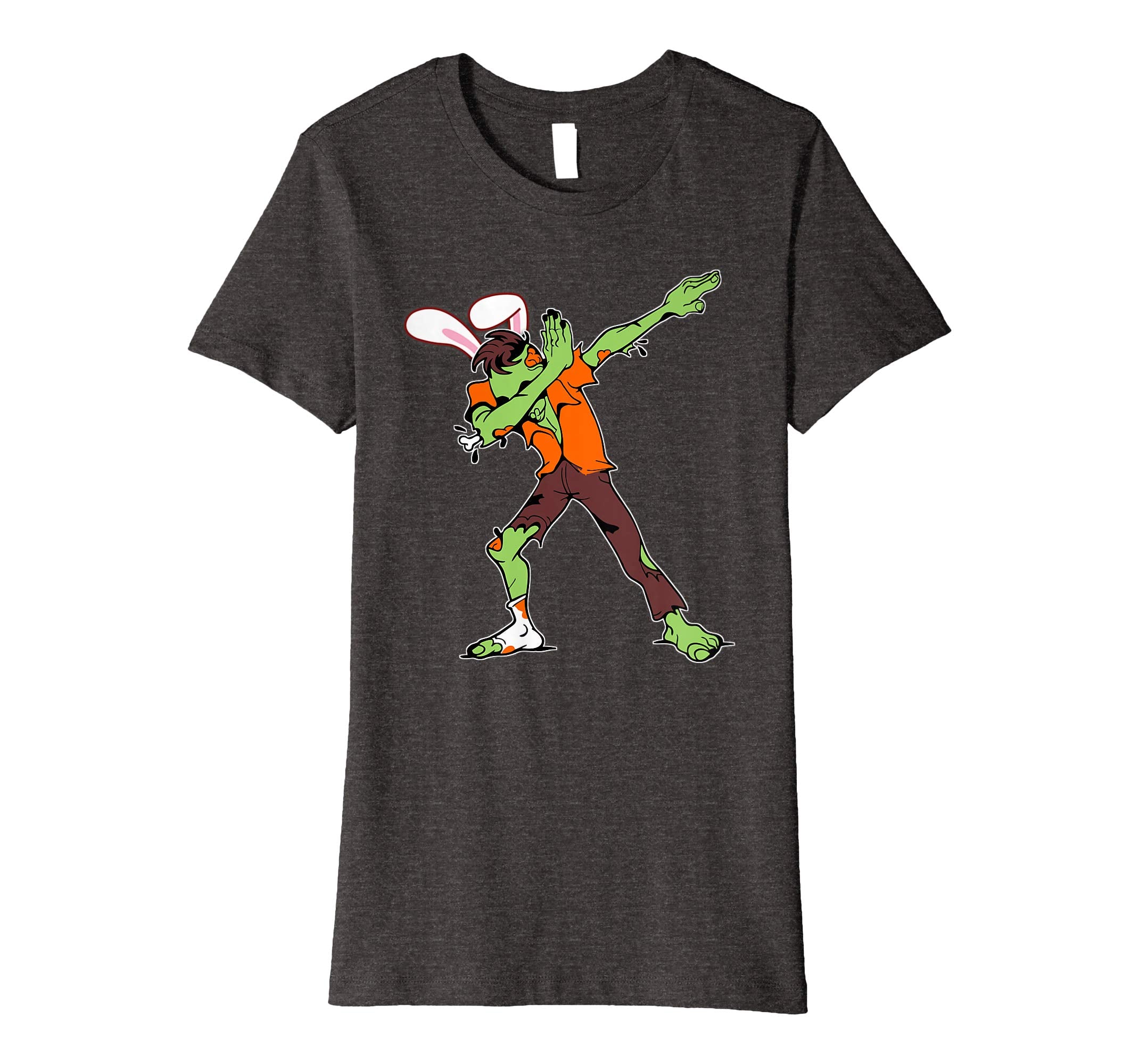 Easter Bunny Dabbing Zombie Tshirt Rabbit Ears Animal Gift