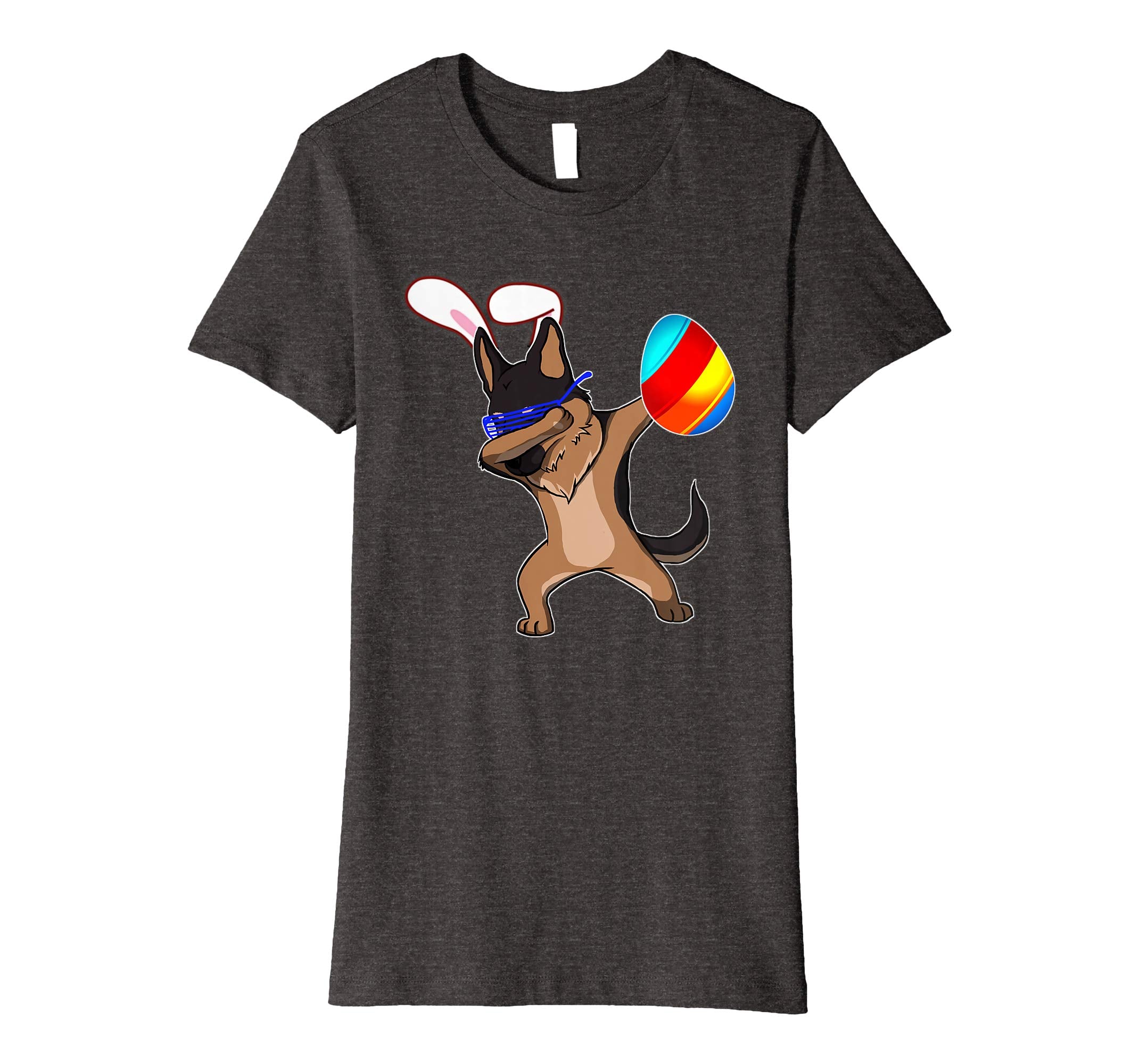 Easter Bunny Dabbing German Shepherd Dog Tshirt Egg Ears