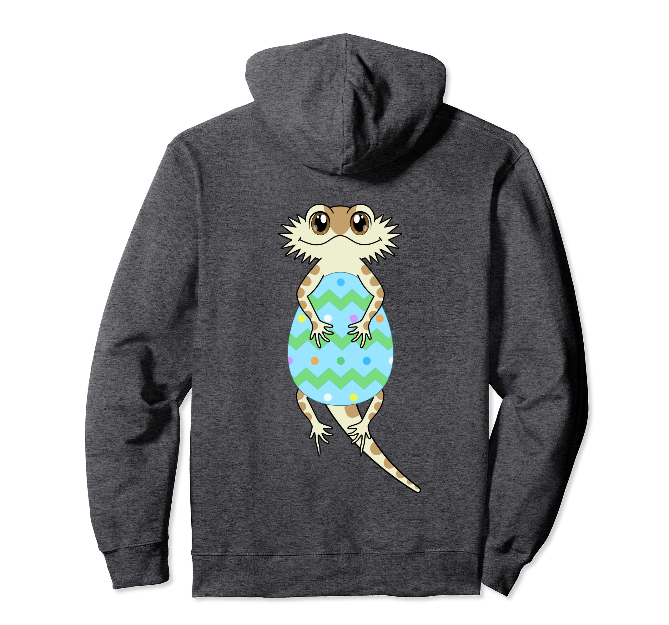 Bearded Dragon Easter Hoodie Cartoon Cute Easter Egg