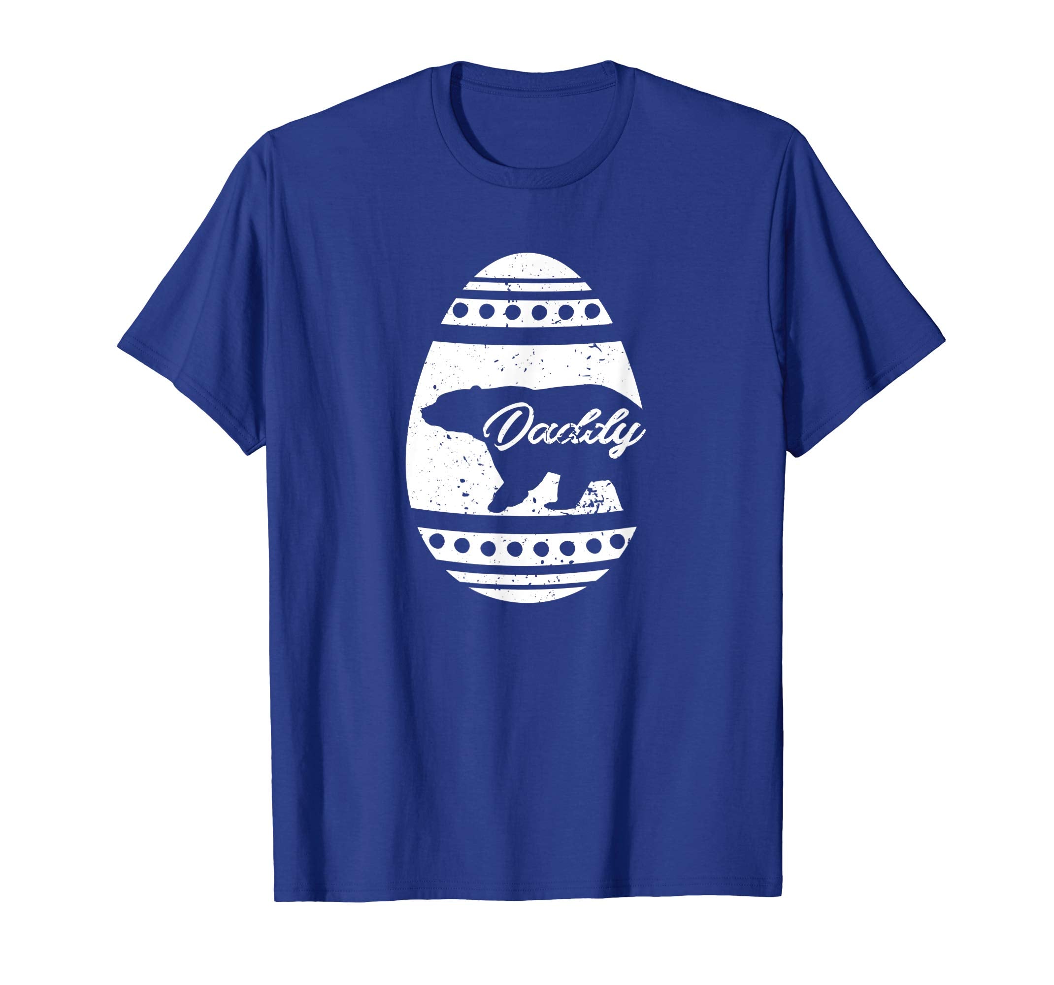 Mens Daddy Bear Happy Easter Egg T-Shirt Easter Gift for Dad