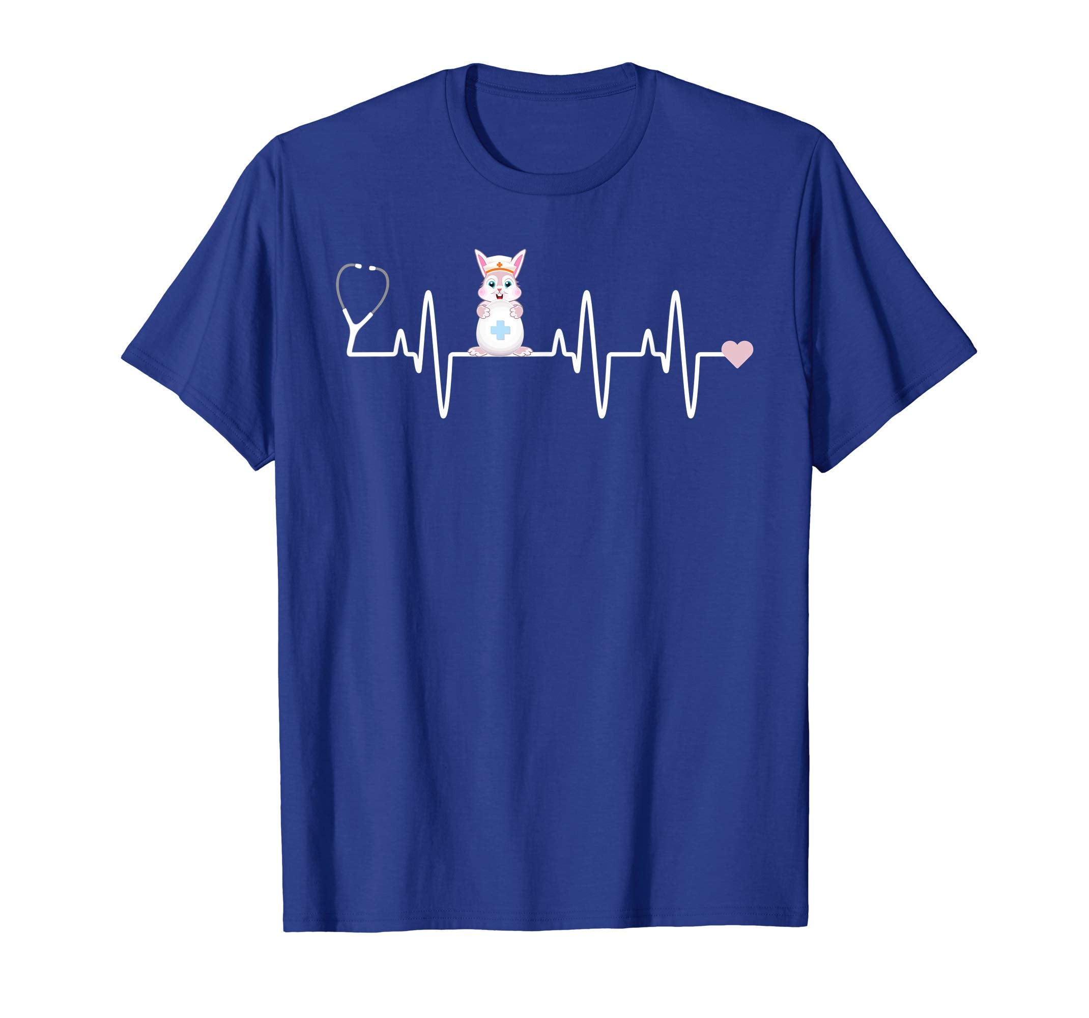 Stethoscope Heartbeat Nurse Doctor Easter Shirt RN CNA Gift