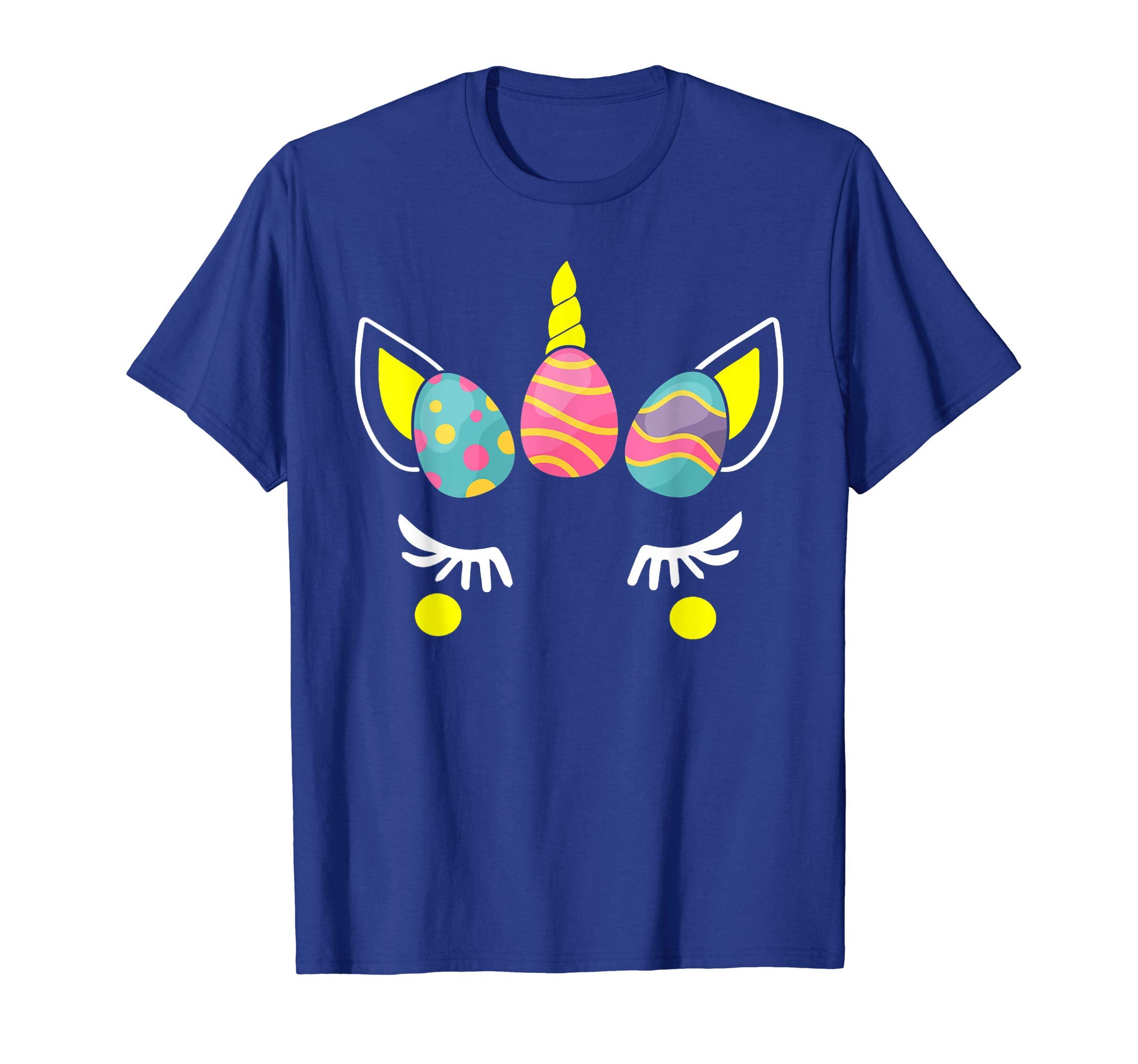 Funny Bunny Unicorn Face Easter Egg Easter Day Shirt Gift
