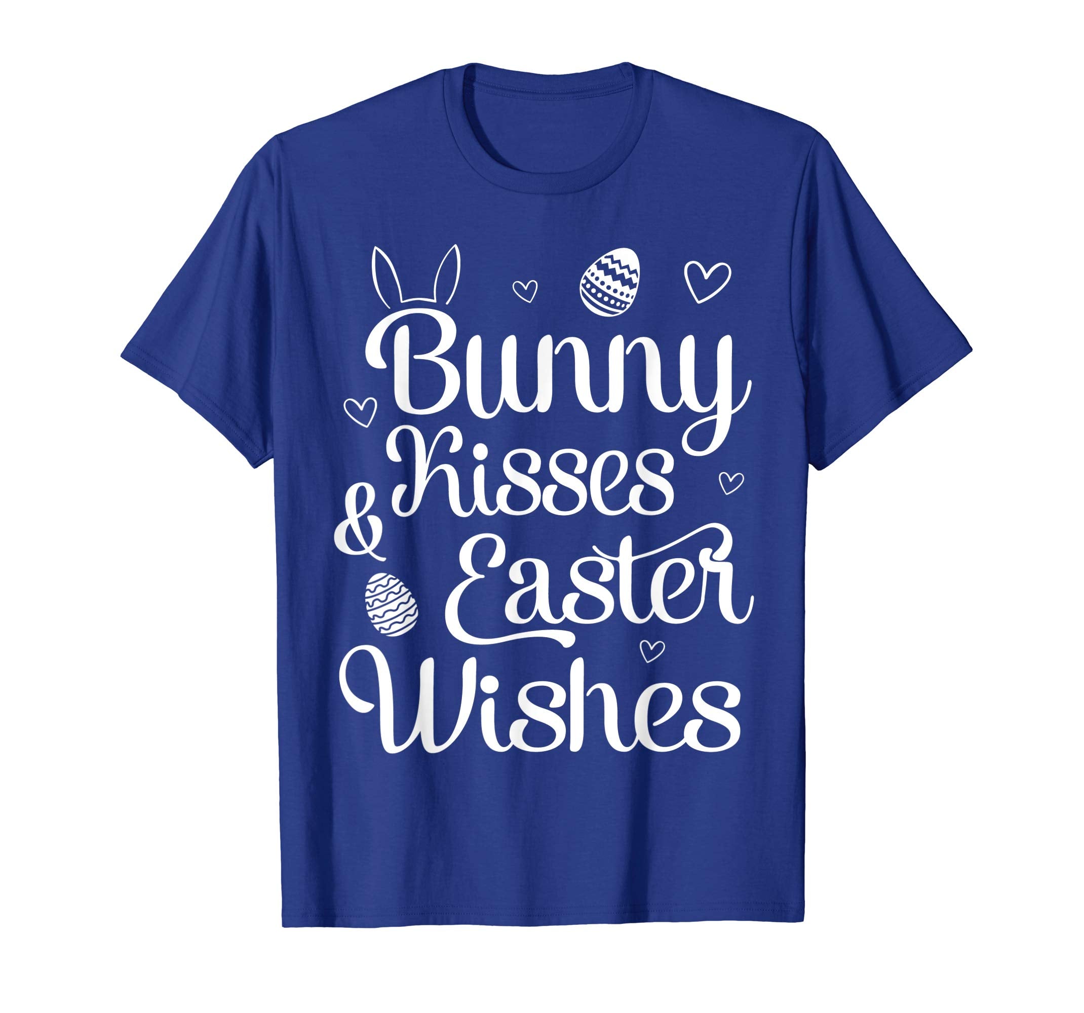 Hearts Bunny Faces Eggs Shirt Bunny Kisses &amp; Easter Wishes