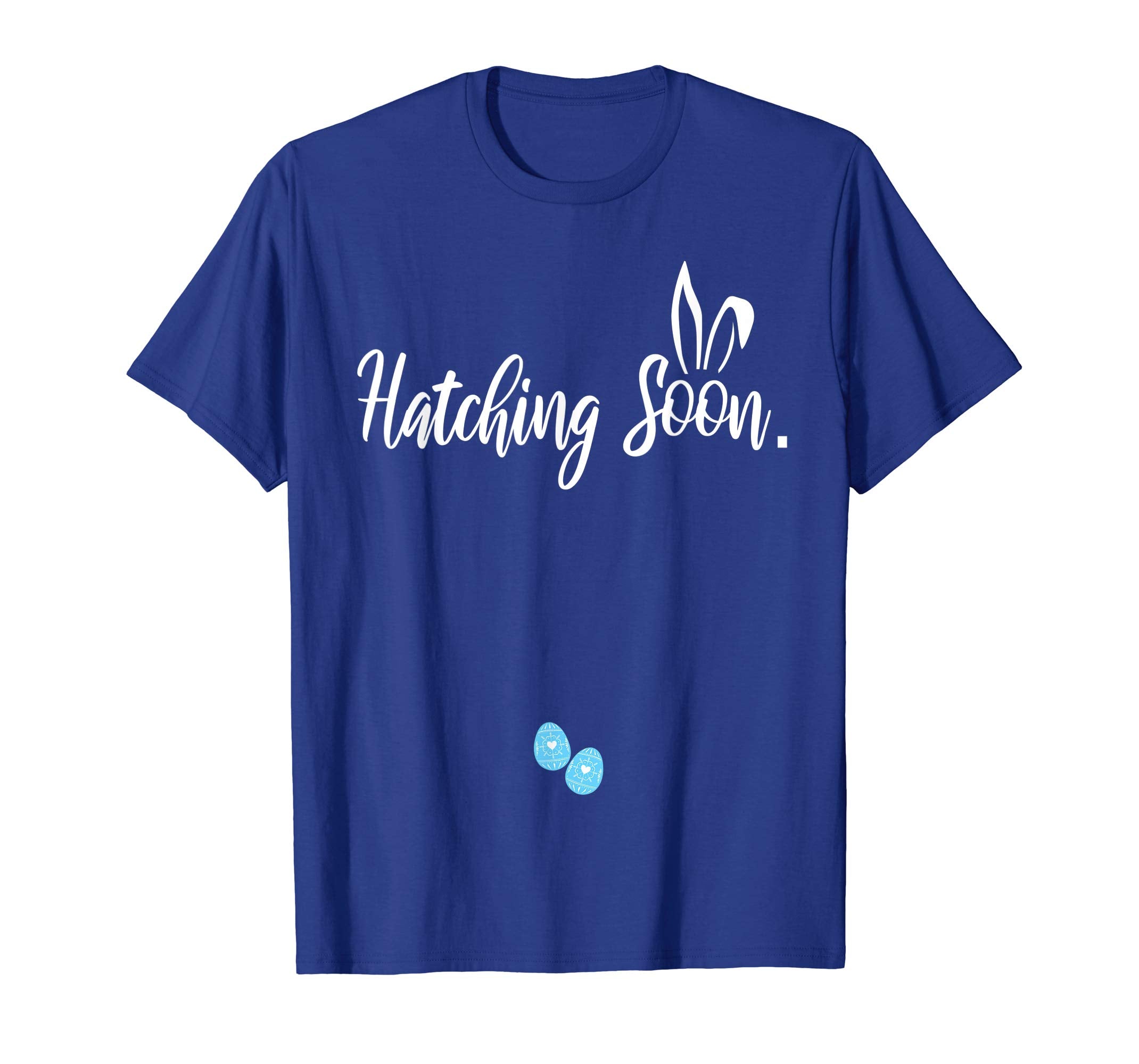 Expecting Mom Hatching Soon Easter Twin Pregnancy Tshirt