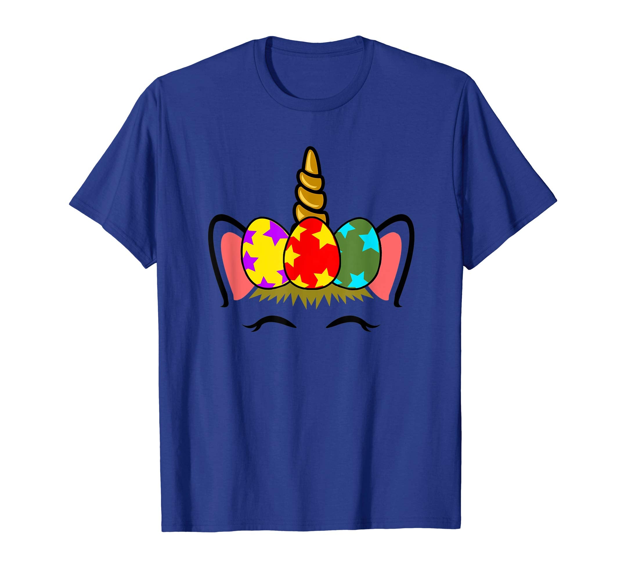 Easter Unicorn Girl Shirt | Cute Easter Painted Eggs Gift