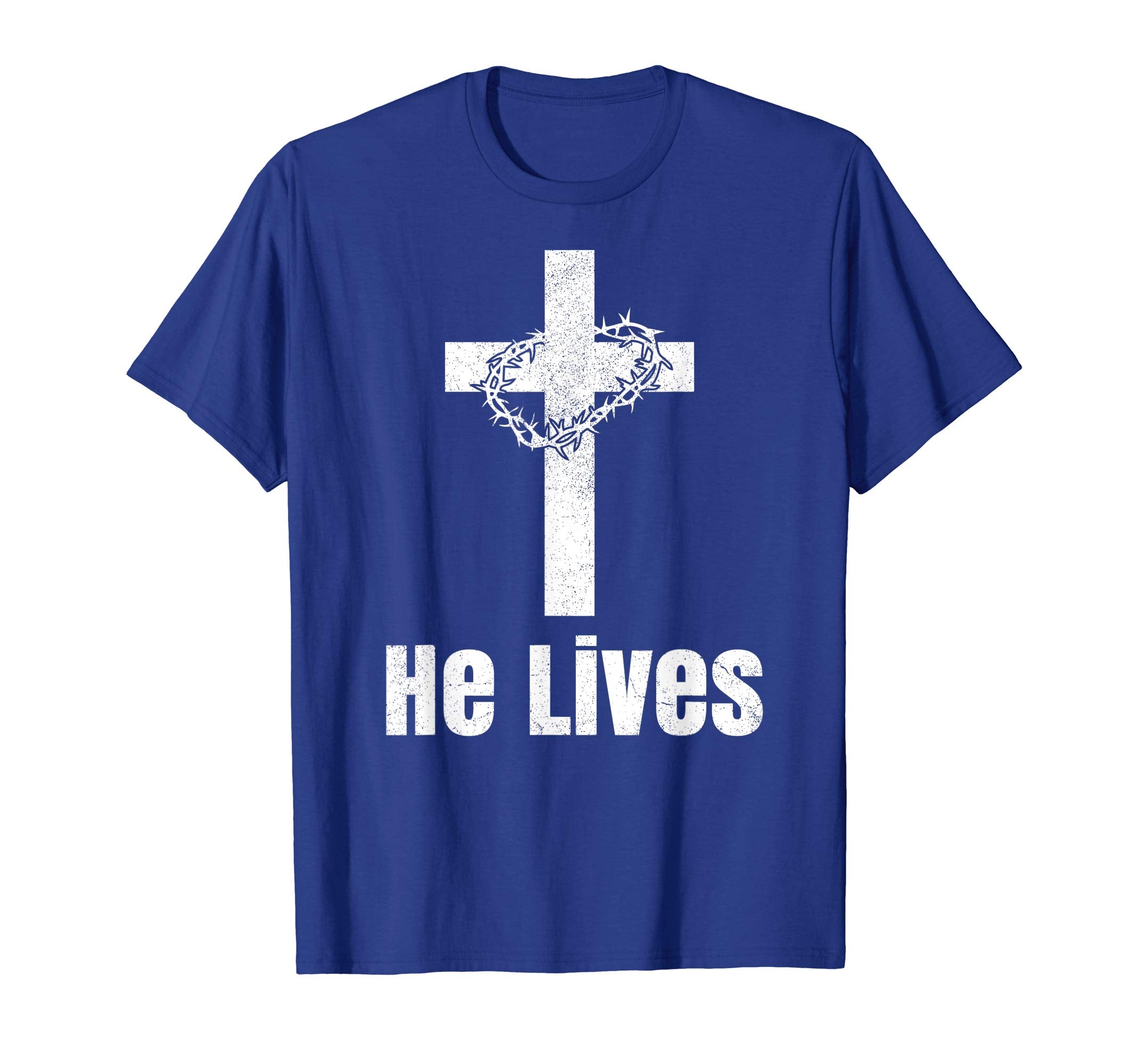 He Lives Easter Religious Christian Jesus Cross T Shirt