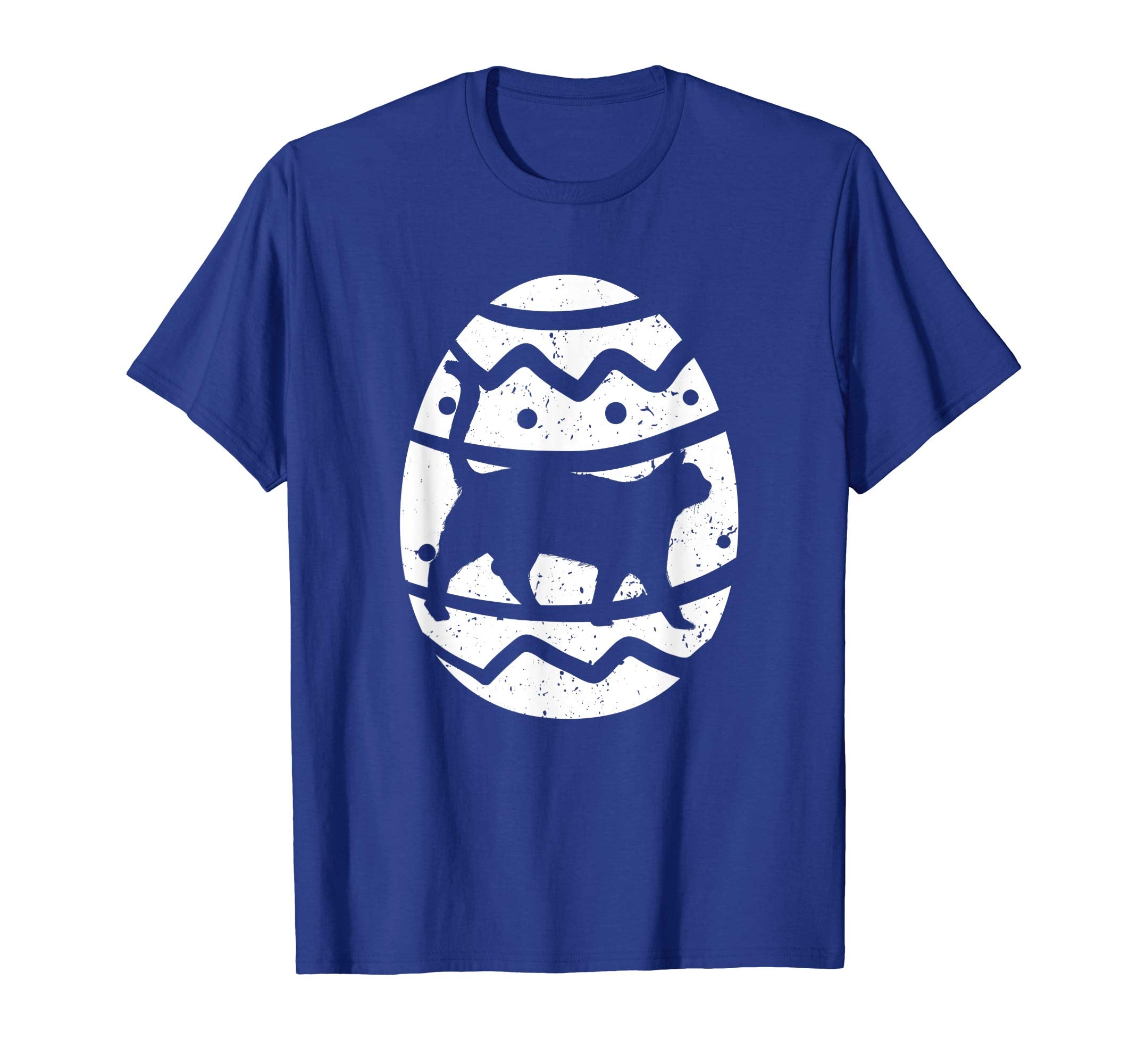 Vintage Cat Happy Easter Egg T-Shirt Kitty Easter Gift