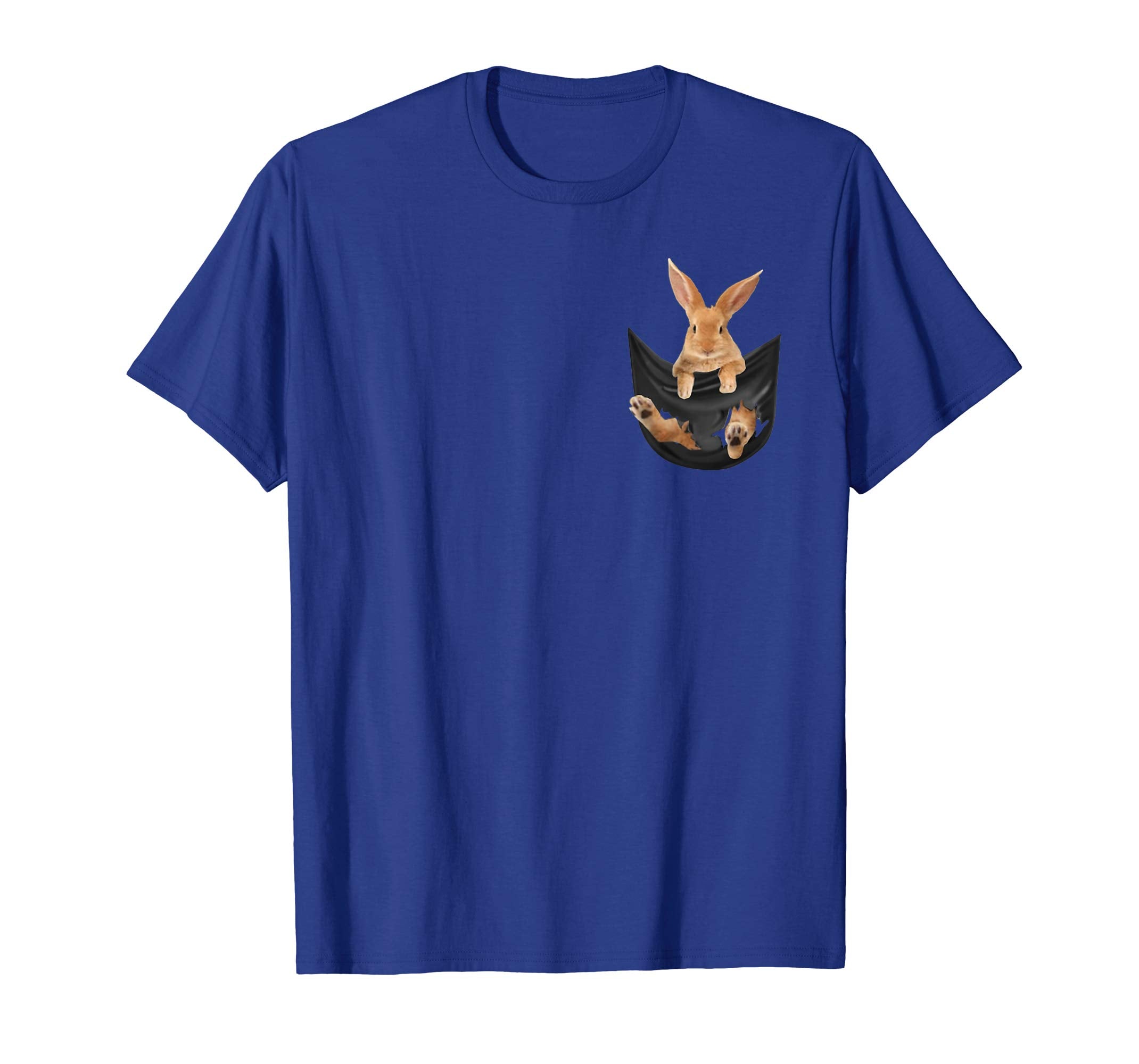 Bunny In Your Pocket Animal Easter Rabbit Kids Tshirt