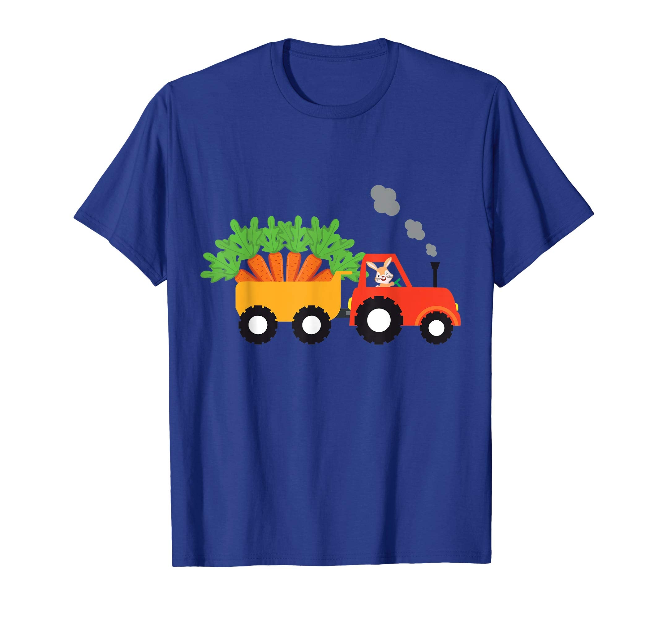 I'm Cute Bunny Tractor Carrying Carrots Easter Day T-Shirt