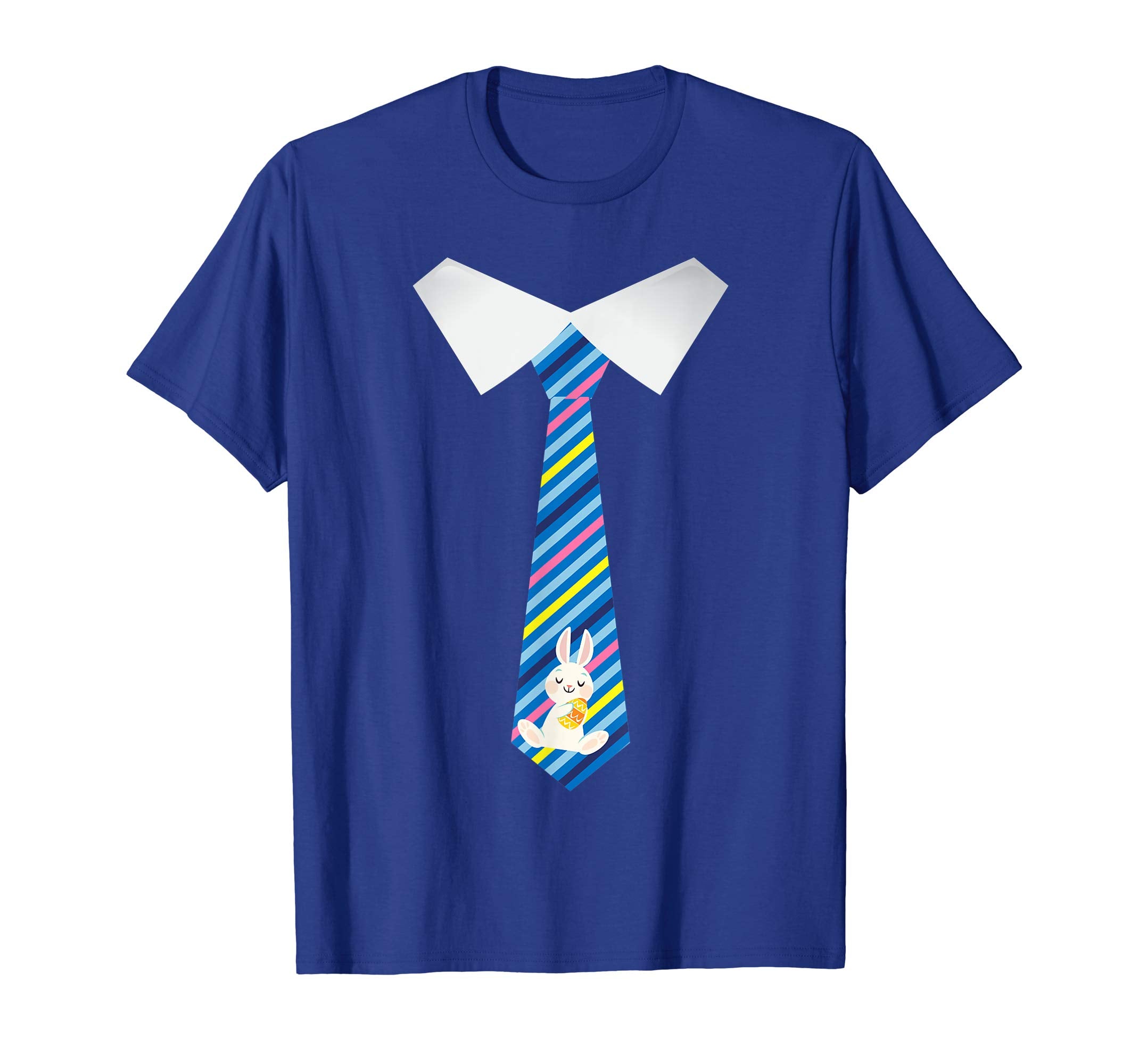 Boy Man Tie Costume With Bunny &amp; Easter Eggs Inside Shirt