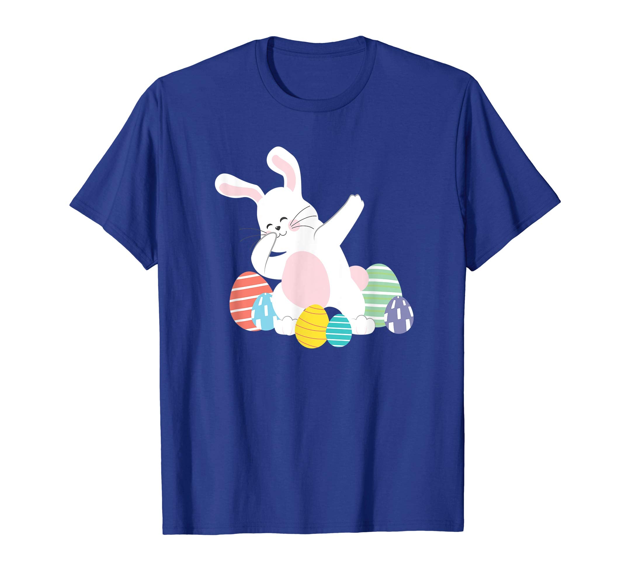 Dabbing Easter Bunny T Shirt Colorful Easter Egg