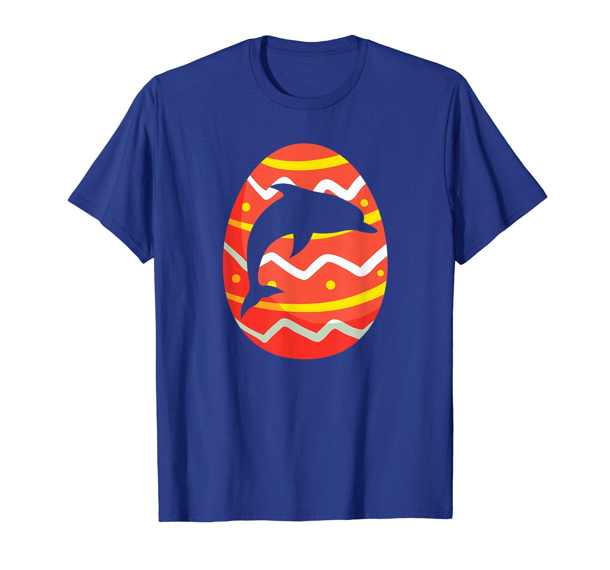 Happy Dolphin Easter Egg T-Shirt for Kids Boys Girls