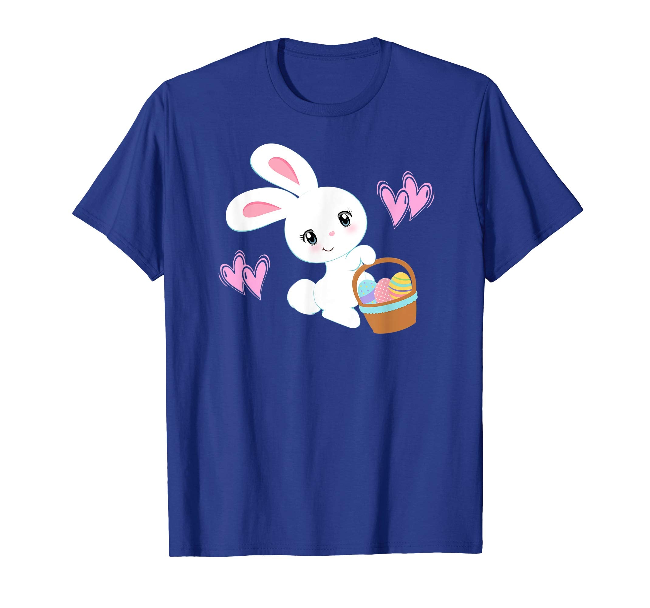 Bunny T-Shirt Girls Women Kids Cute Easter Egg Hunt Bunnies