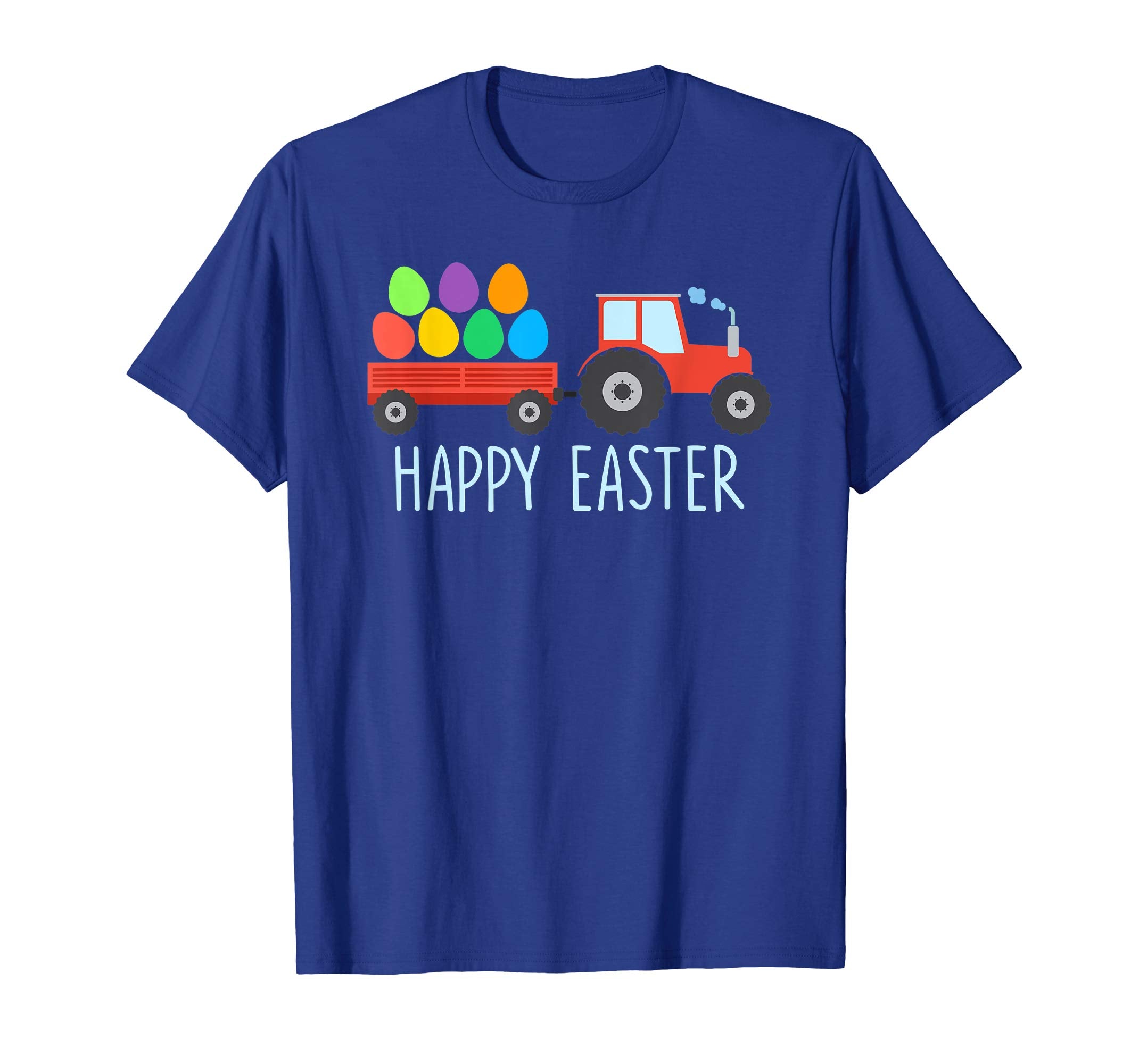 Easter Egg Hunt Tractor T-Shirt Boys Girls Kids Toddlers
