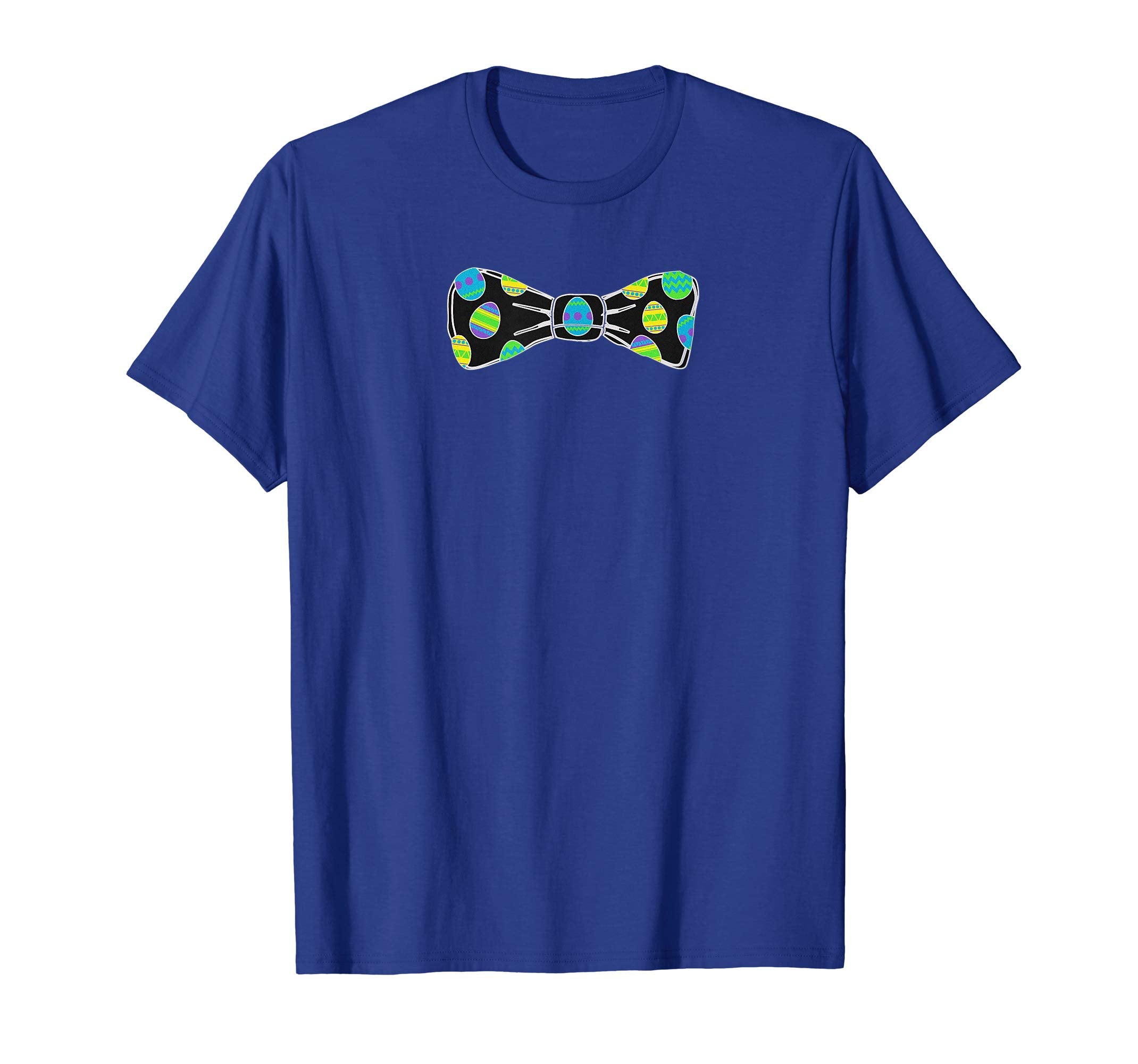 Colorful Easter Eggs Bow Tie Funny Pascha Holiday T-Shirt