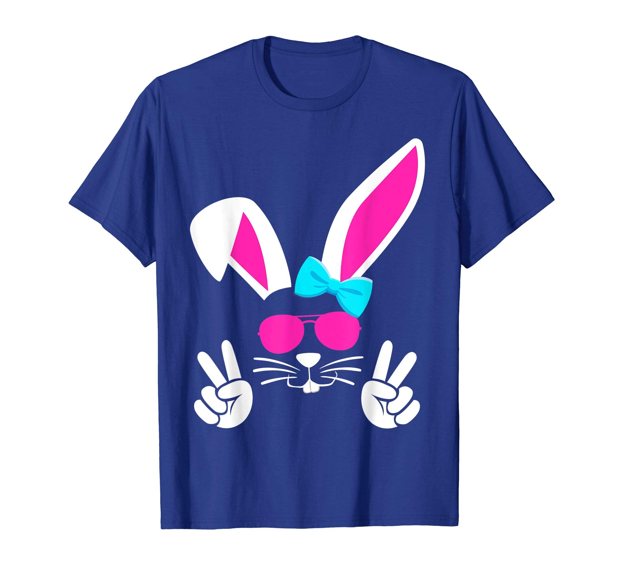 Cute Easter Bunny Shirt Hunting Eggs Gold Bling Tee