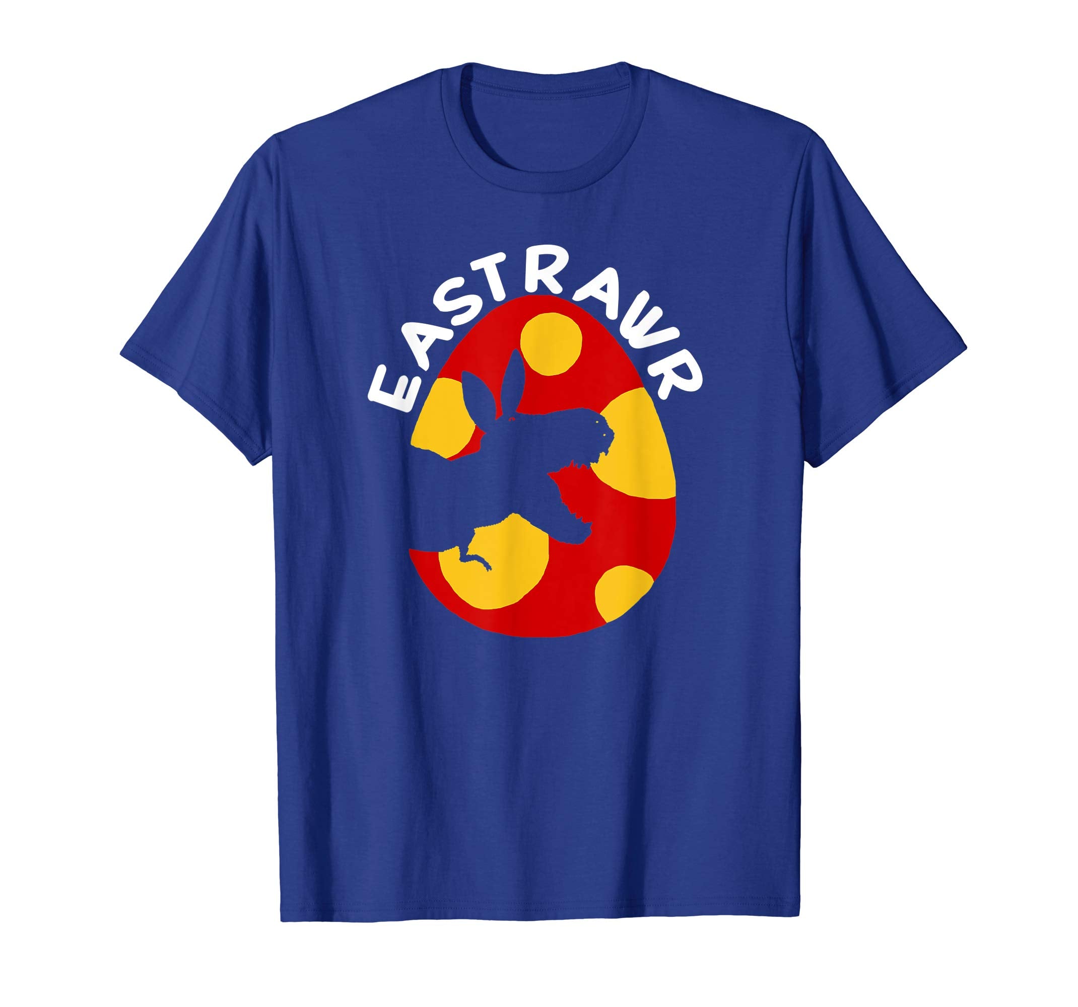 VSS8 Shopping Easter Bunny T Shirt T Rex Boys Kids Eggs Tee