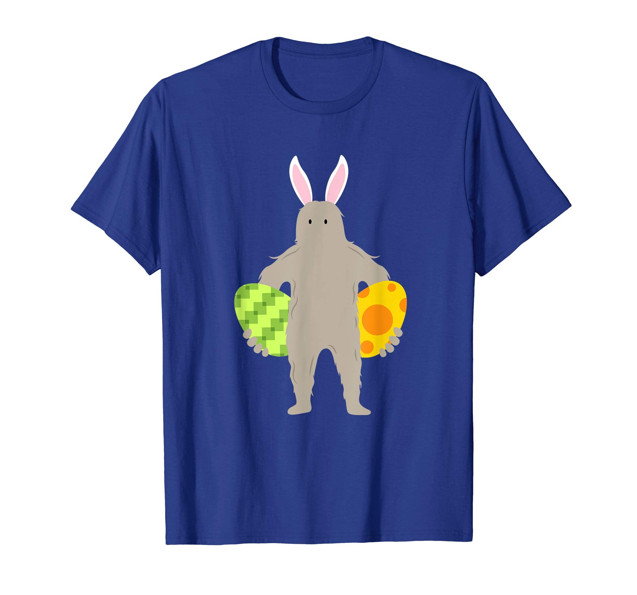 Easter Bunny Eggs Bigfoot T shirt Gifts for Kids Boys Girls