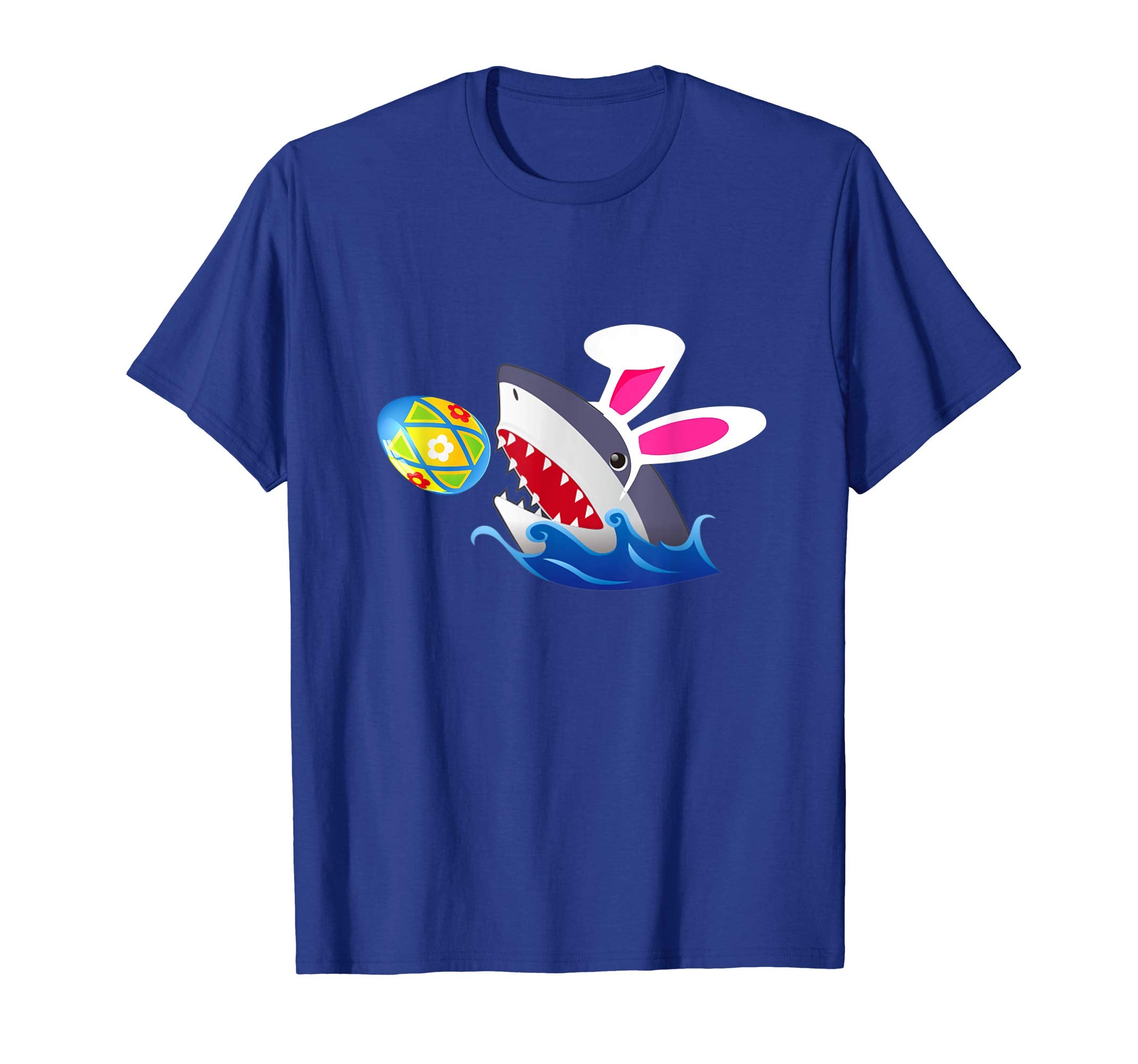 Easter Shirts For Kids Boys Girls Shark Eat Egg Easter Tee