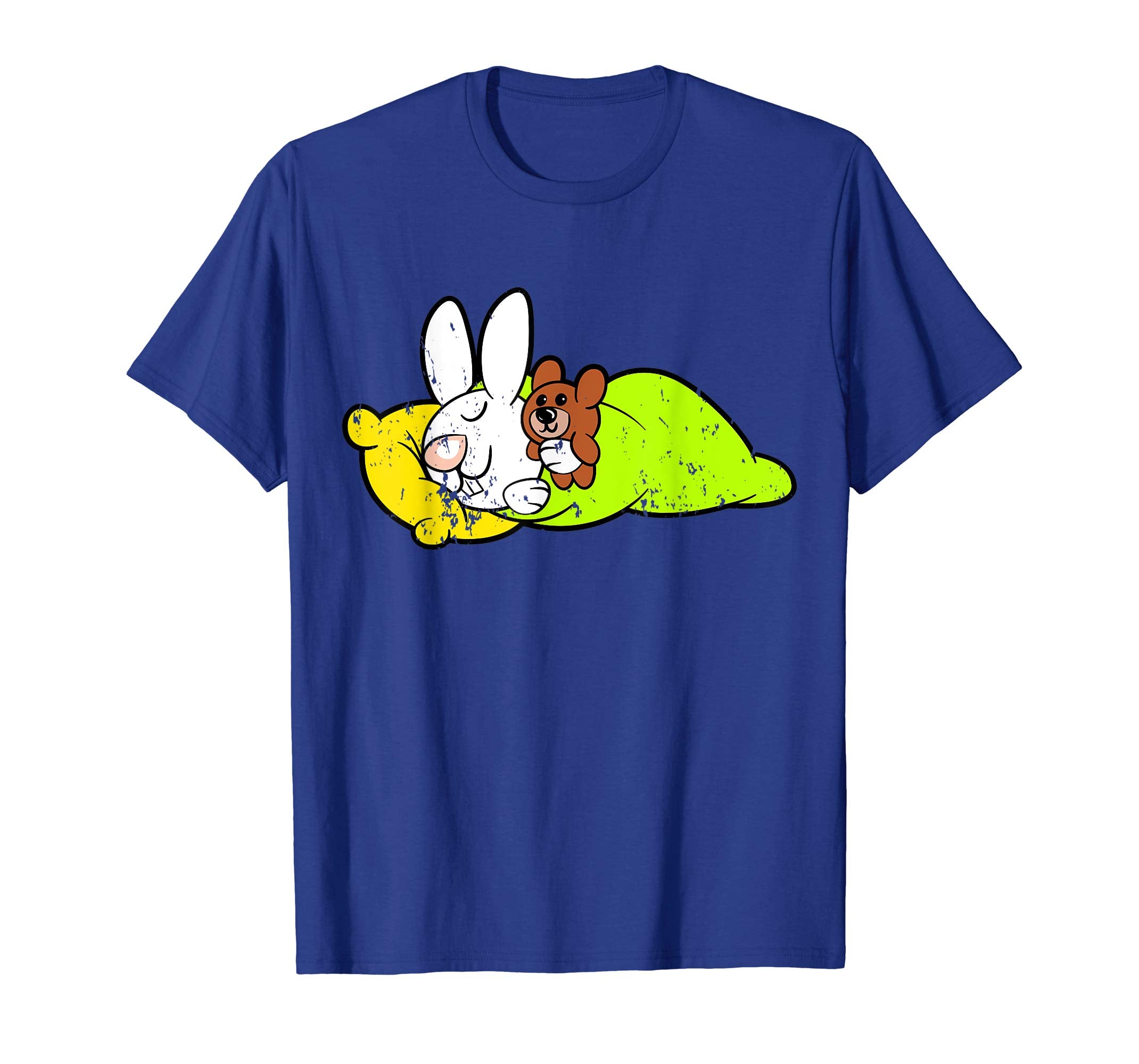 Retro Vintage Grunge Funny Cute Easter Bunny Egg Fun T-Shirt