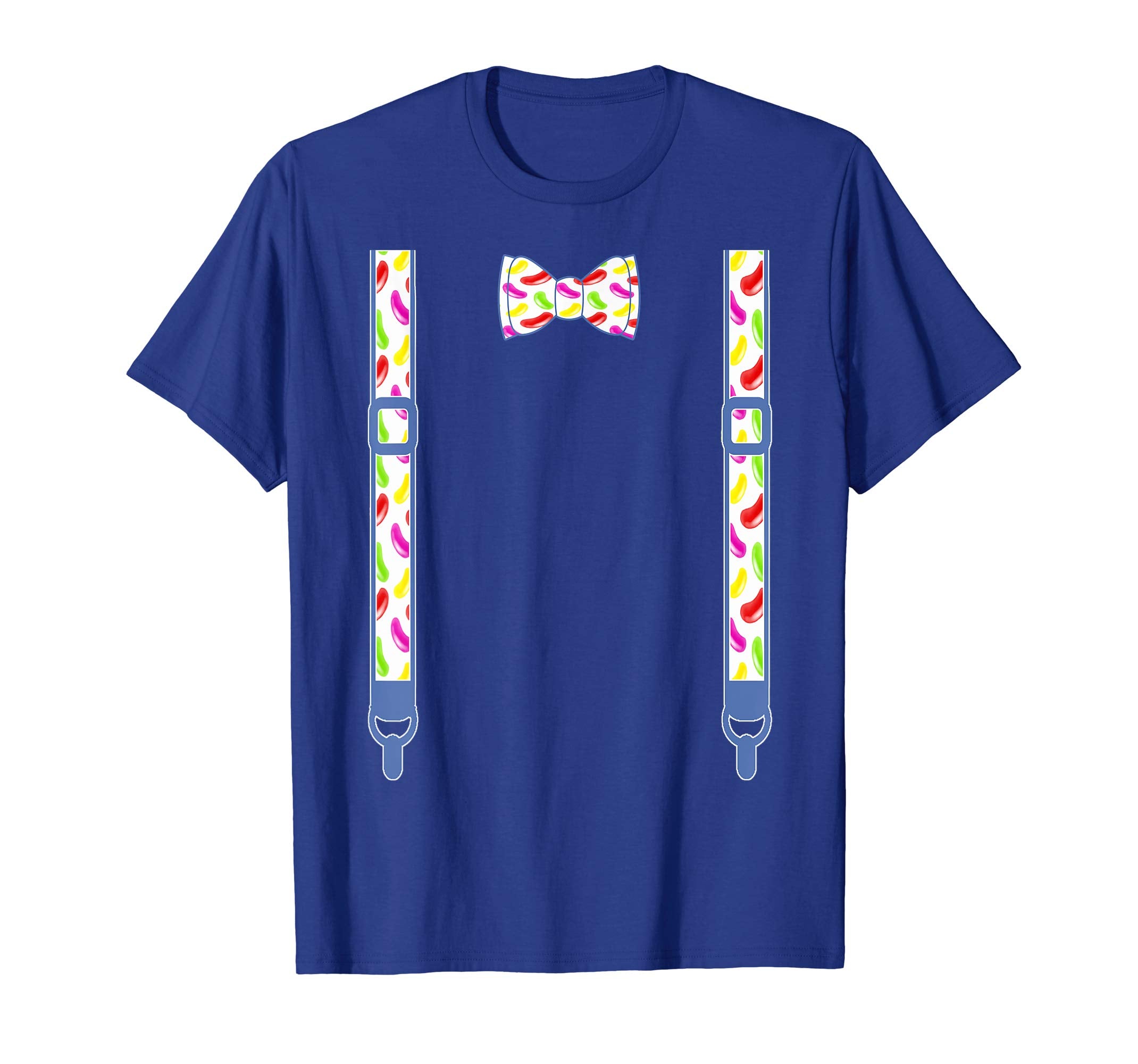 Easter Spring Bow tie suspenders pastel Jelly beans T-shirt