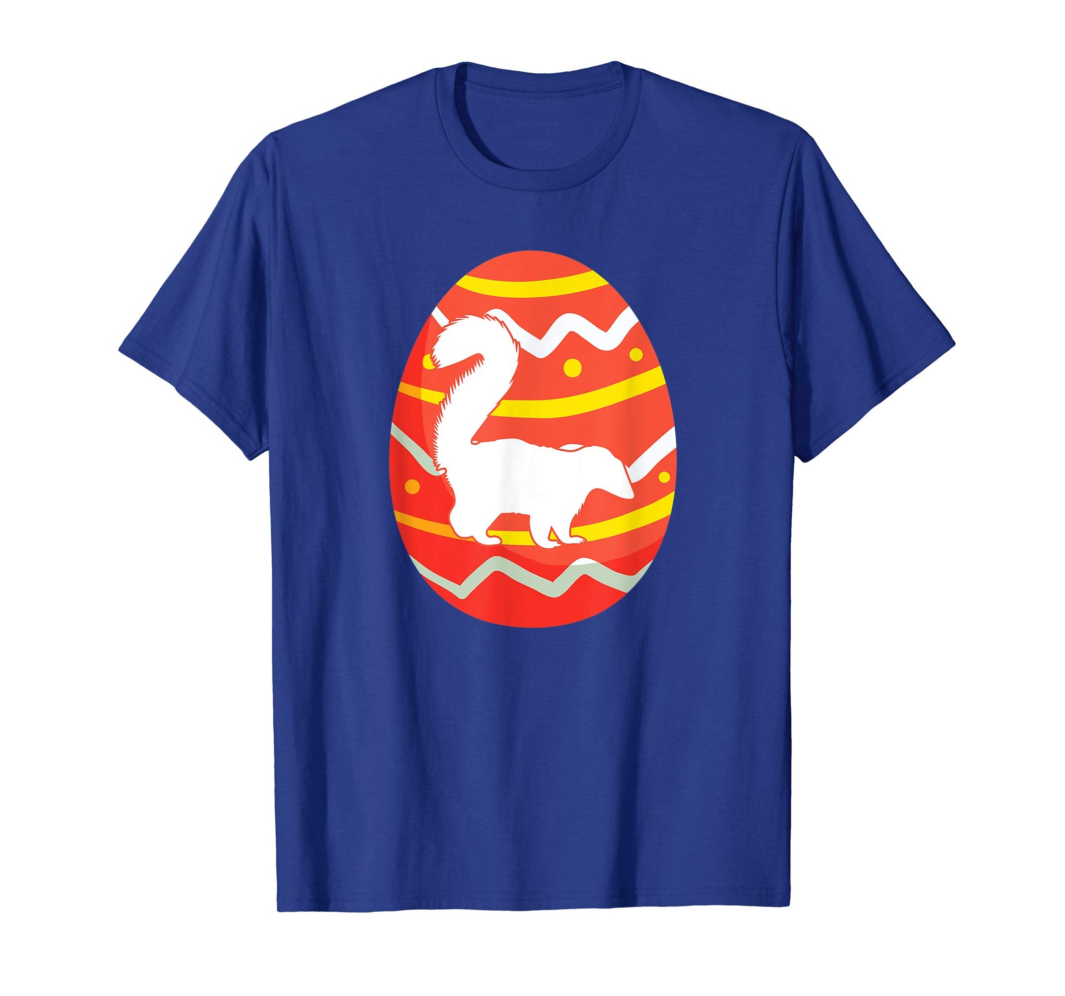 Funny Skunk Easter Egg T-Shirt Gifts for Kids Boys Girls