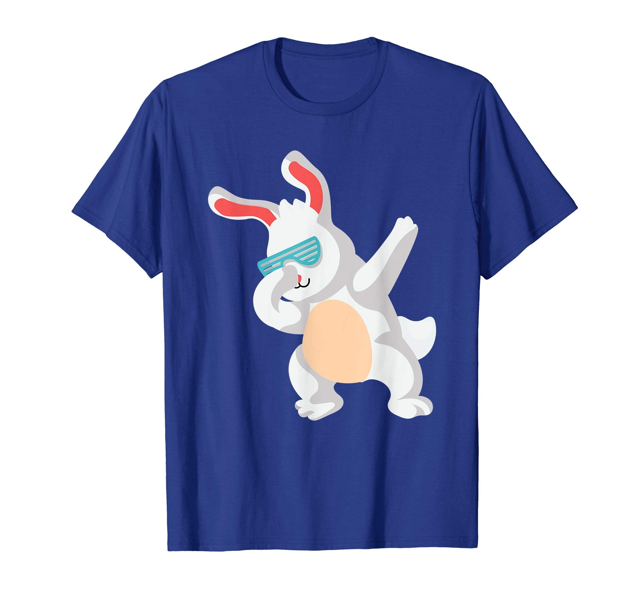 Happy Easter Dabbing Bunny Glasses Boys Girls Kids T Shirt