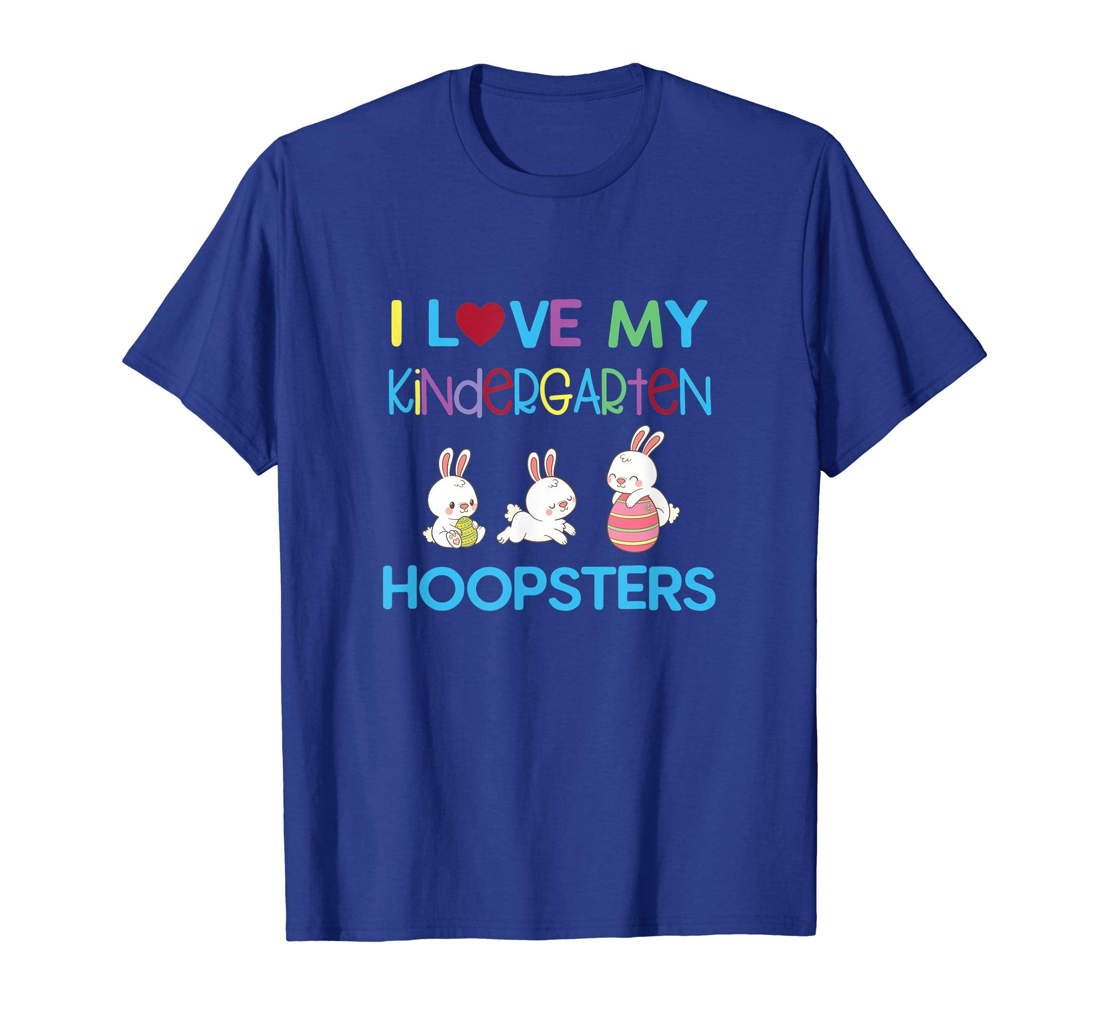 I Love My Kindergarten Hopsters Cool Easter Kids Shirt